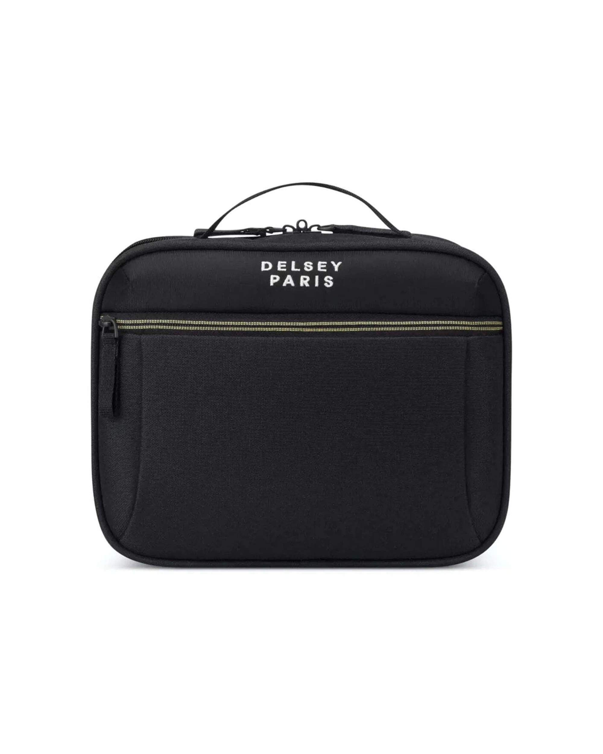 4 Delsey Brochant 3 Wetpack Toiletry Bag Large Zip Closure Teflon Coated Recy - Black, 4 of 5