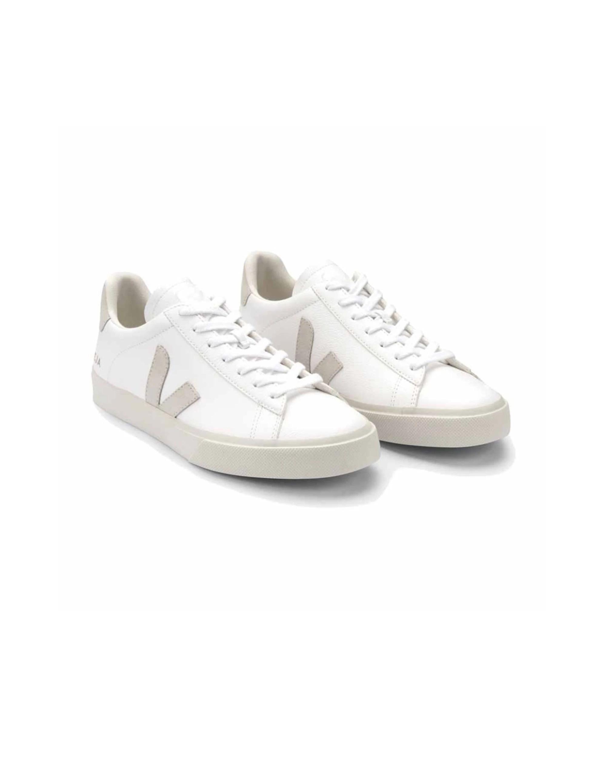 1 VEJA Campo Chromefree Leather Sneakers EXTRA WHITE/NATURAL SUEDE, 1 of 4