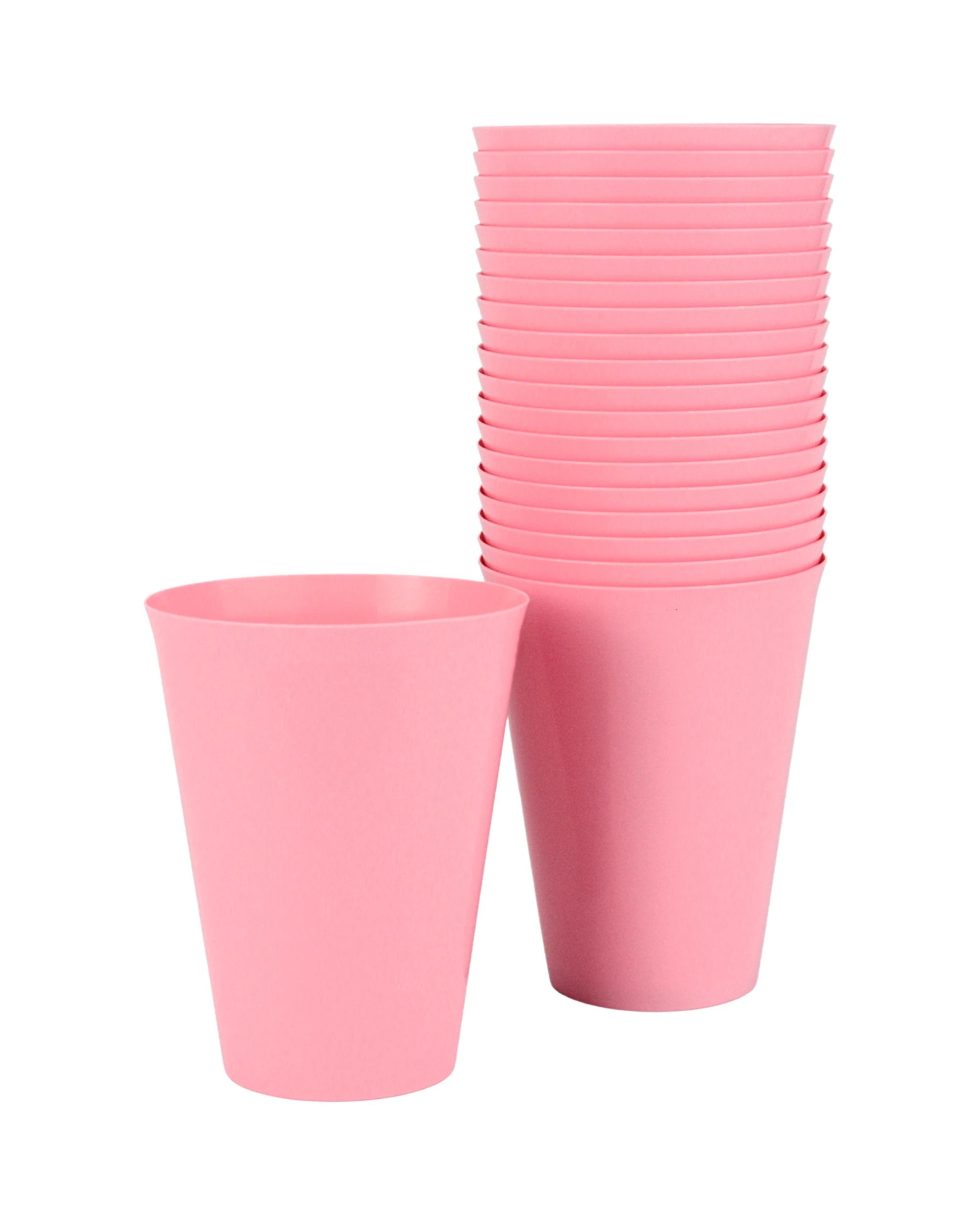 1 Alpen Reusable Cups 285ml Pack of 20 - Light Carnation Pink - Light Carnation Pink, 1 of 3