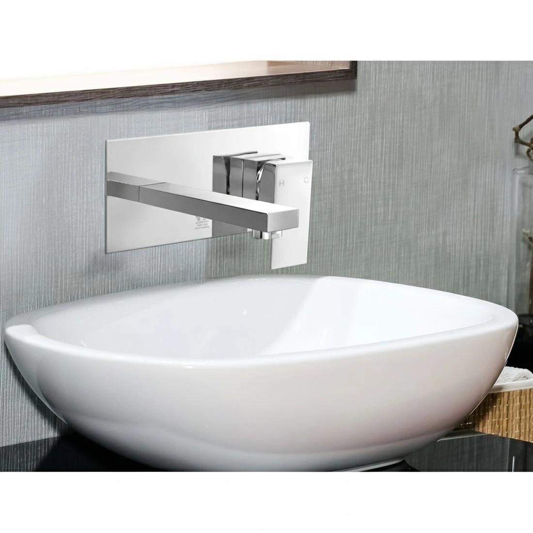 2 Cefito Bathroom Basin Mixer Tap Separate Faucet Vanity Laundry - Silver, 2 of 4