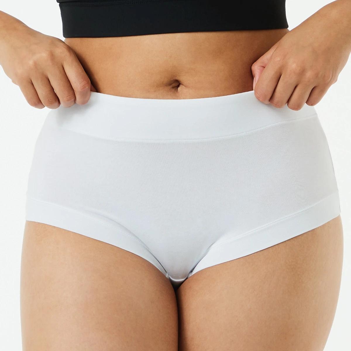 4 3 Pack Cotton Stretch Comfort Full Briefs Be/be/wh, 4 of 9