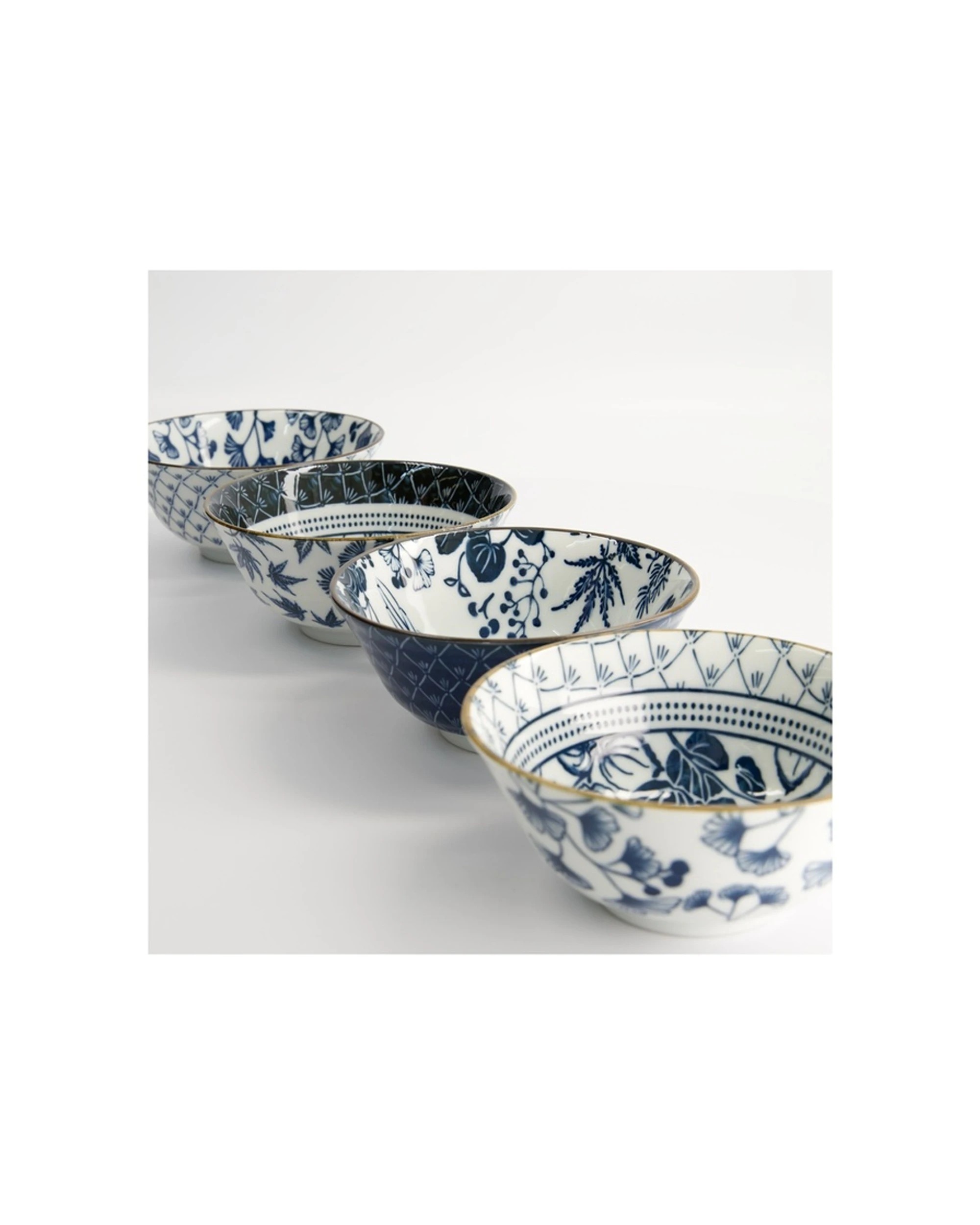 3 Tokyo Design 4pc Studio Flora Japonica Tayo Bowl Set 15cm, 3 of 7