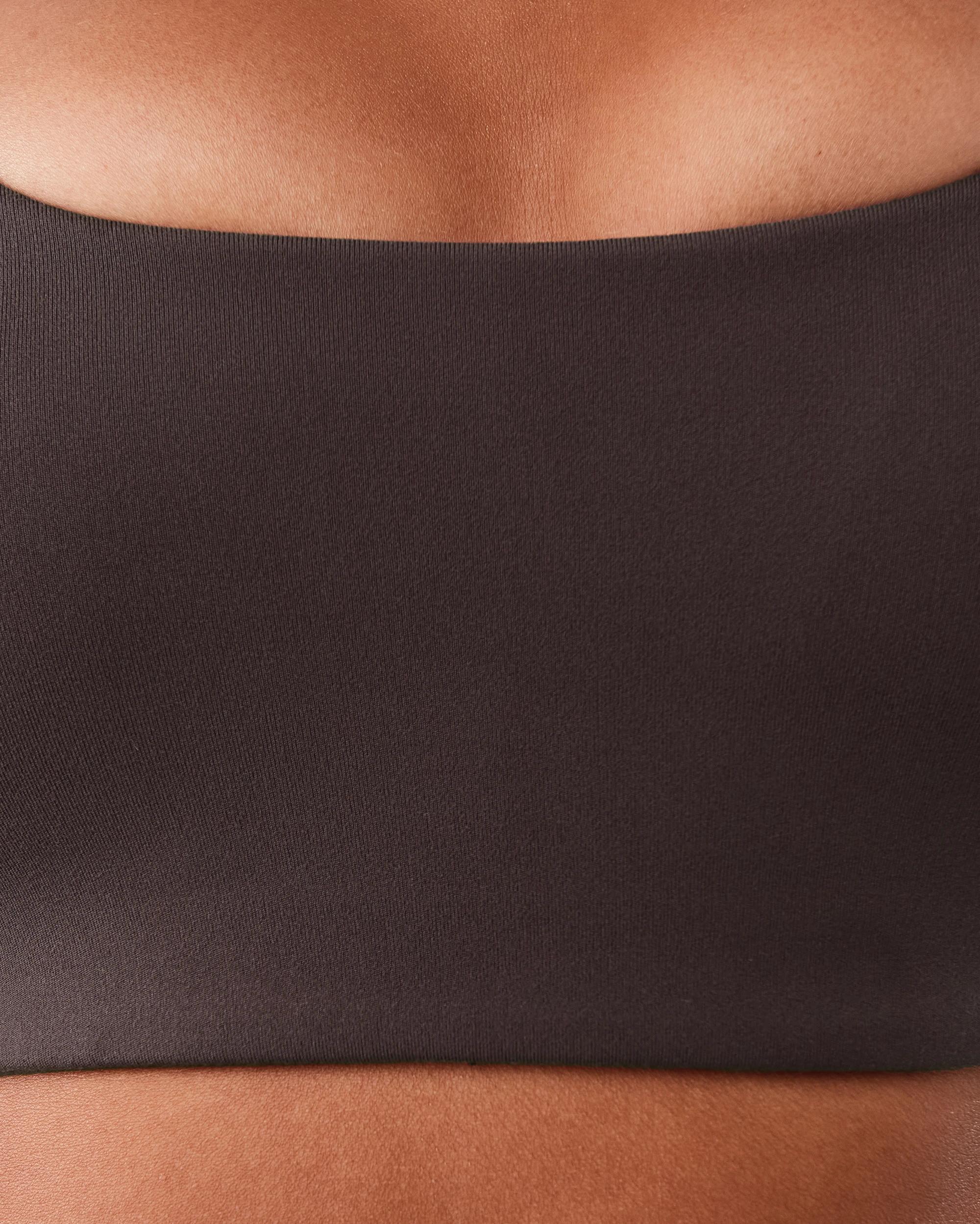 7 Active Womens Open Back Crop Espresso, 7 of 9