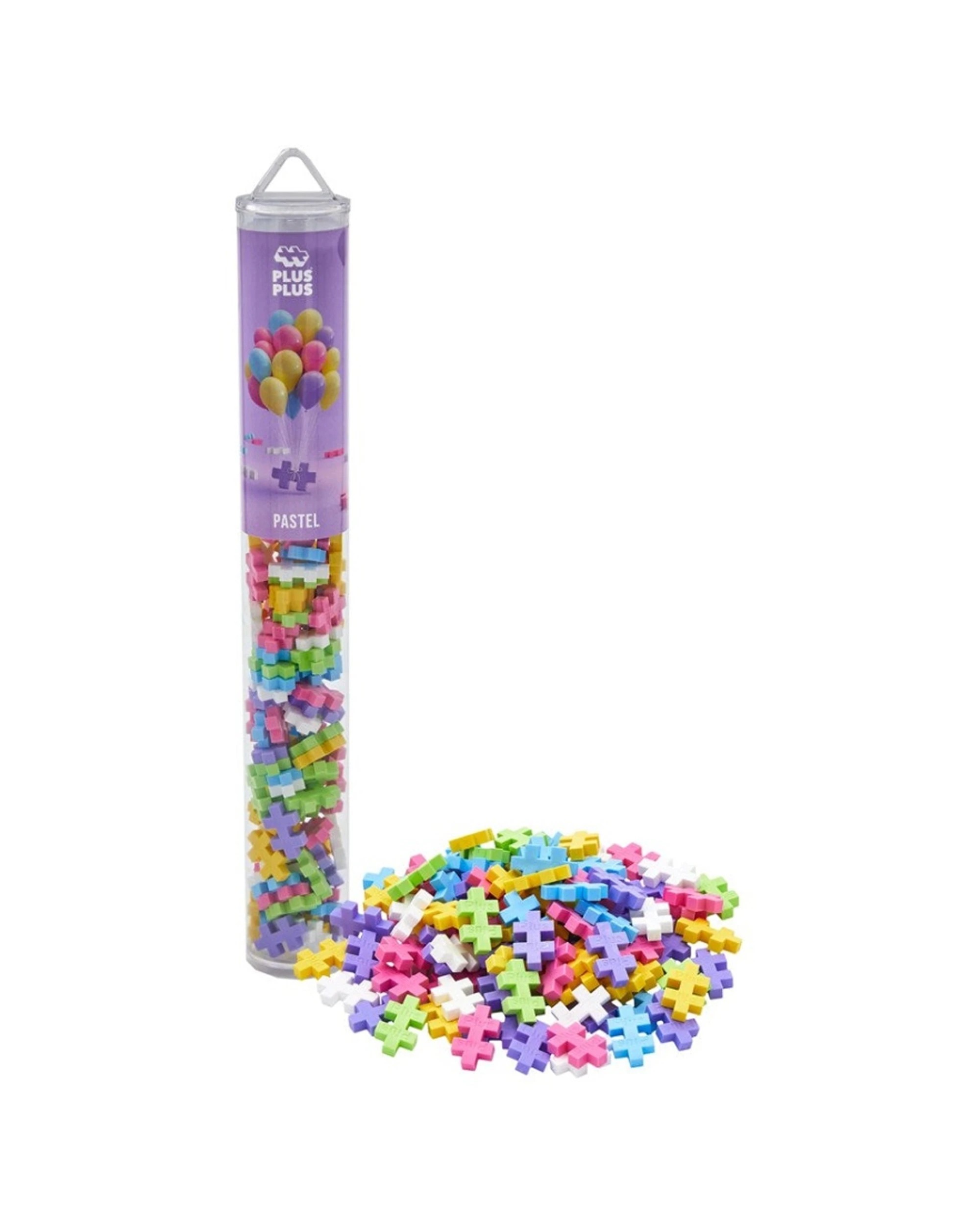 1 Plus-Plus 100pc Pastel Mix Kids Child Educational 3D Puzzle Building Toy, 1 of 3