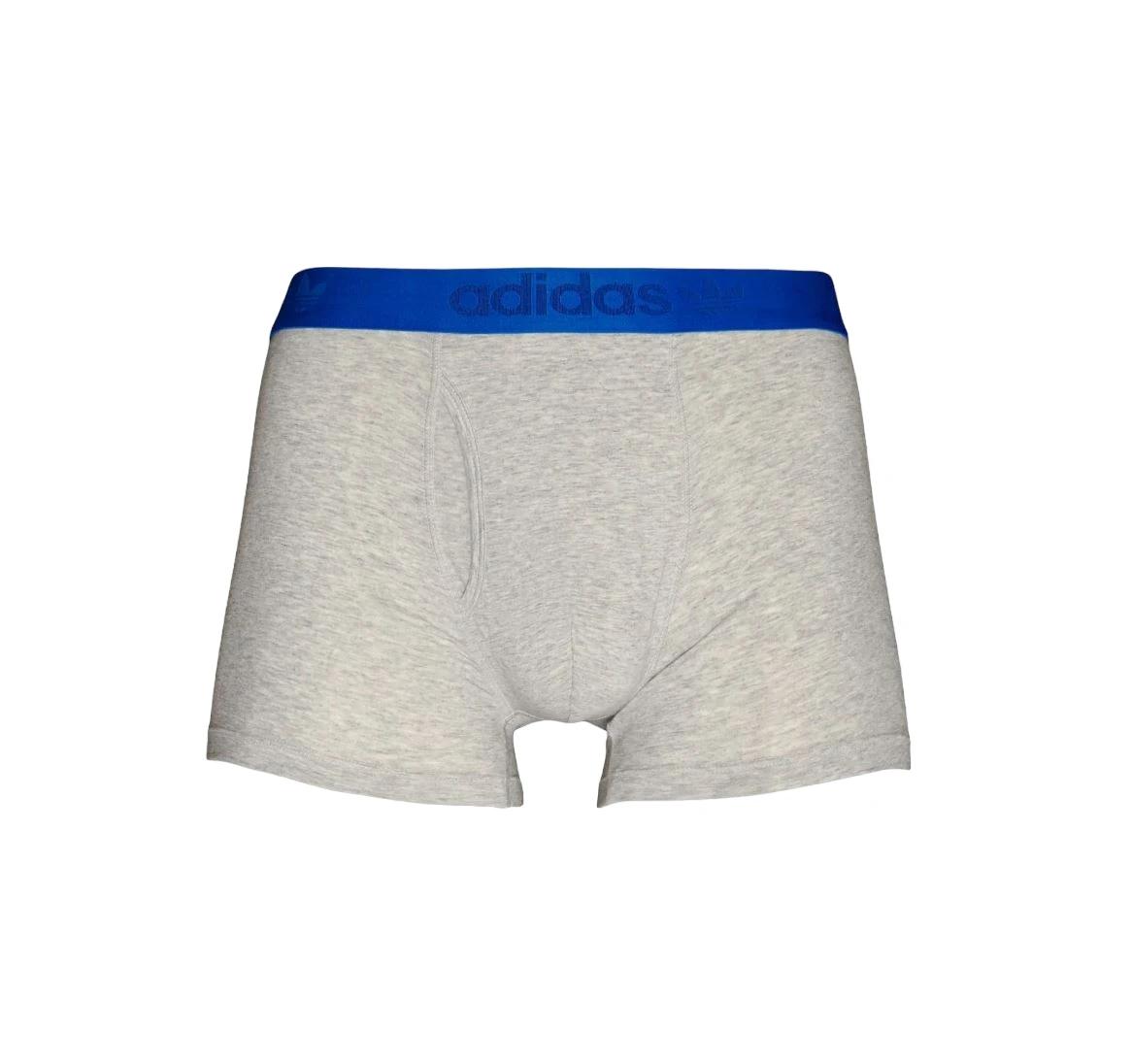 6 Adidas 3 Pack Mens Multi Coloured Trunks Cotton Flex Comfort Everyday Underwear ORANGE MULTI, 6 of 7