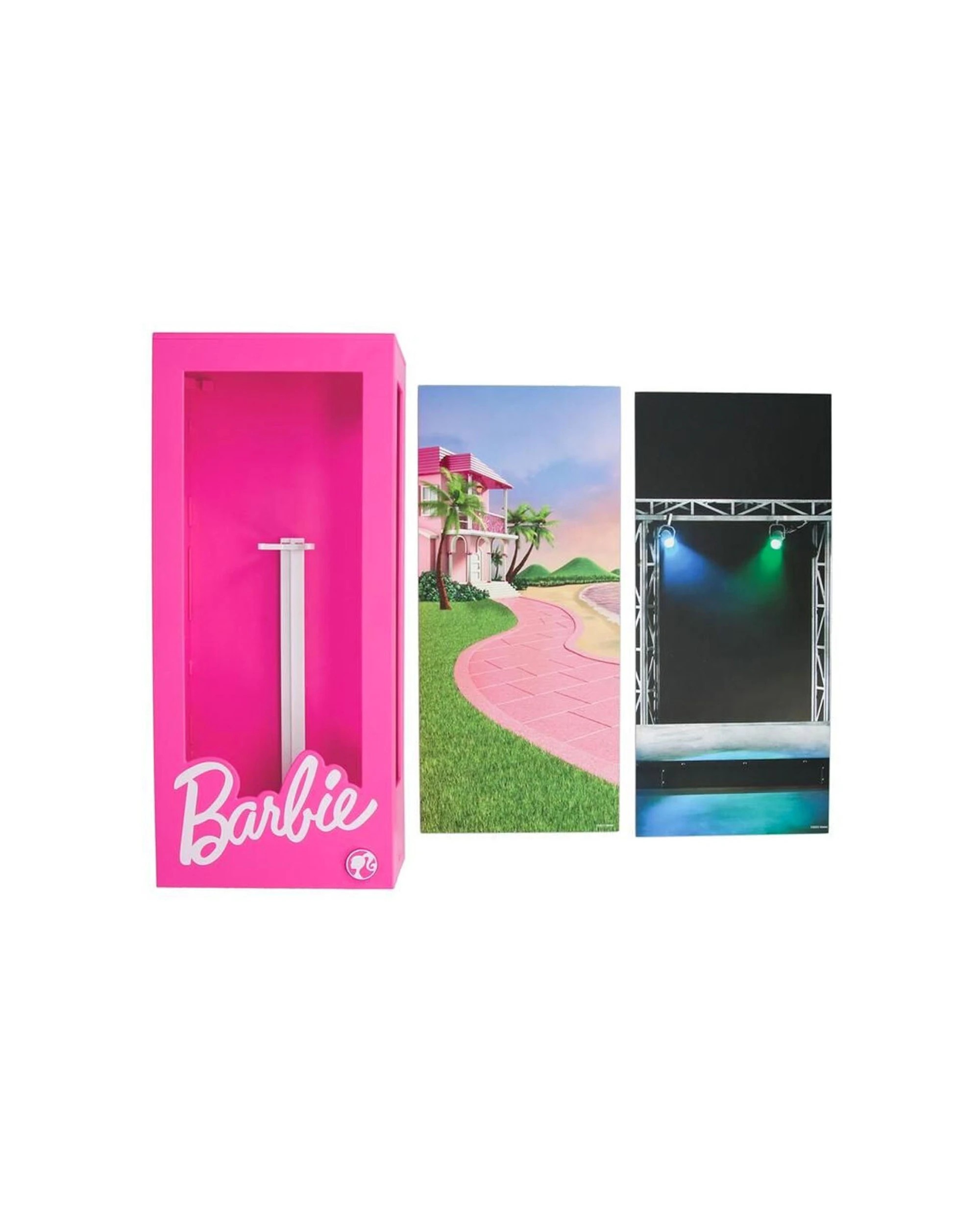 4 Barbie Doll Display Case Light 34cm Kids Bedroom Storage Display 8+
 - Pink, 4 of 5