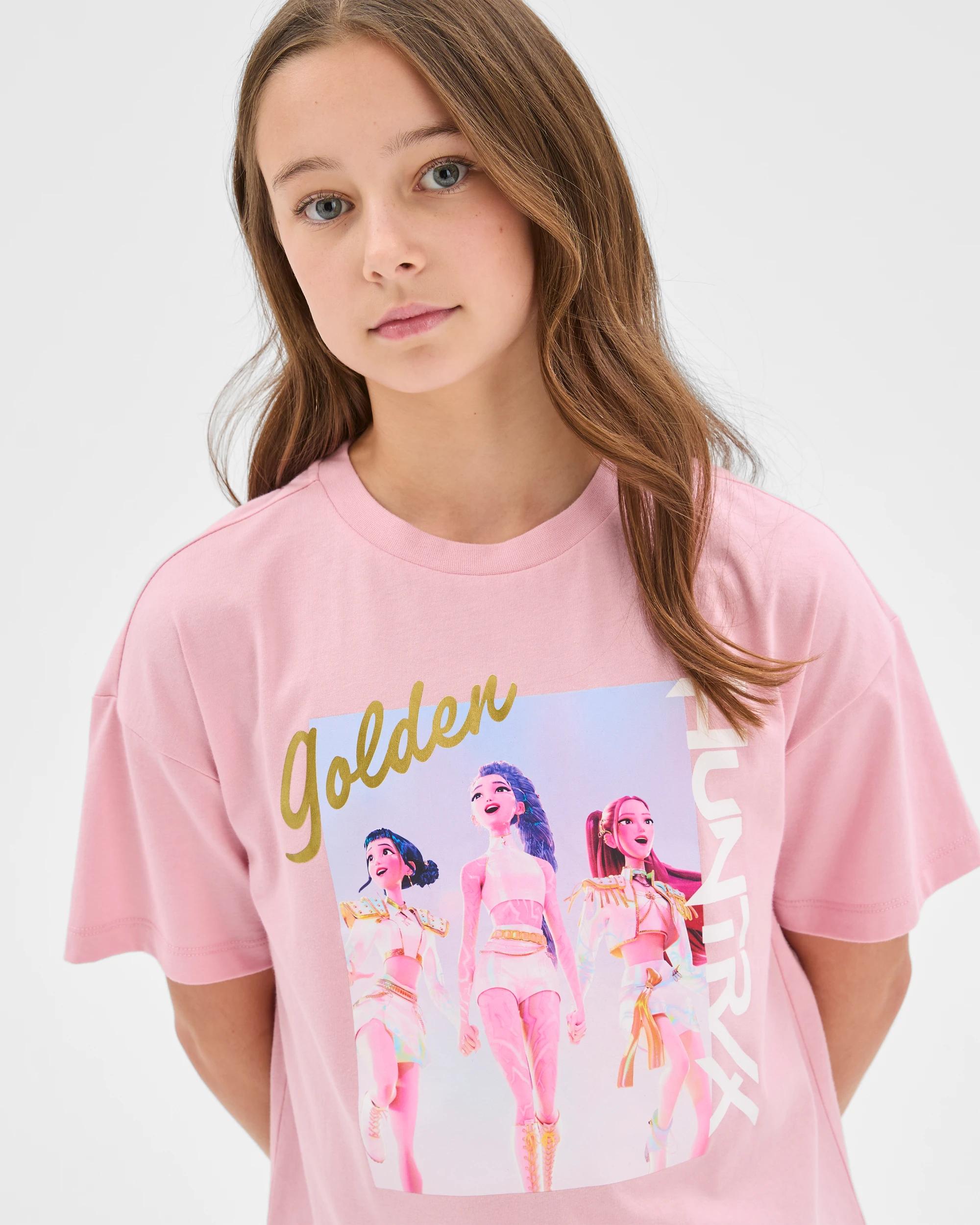 3 KPop Demon Hunters Australian Cotton Girls Jersey Pyjama Set PINK KPOP, 3 of 8