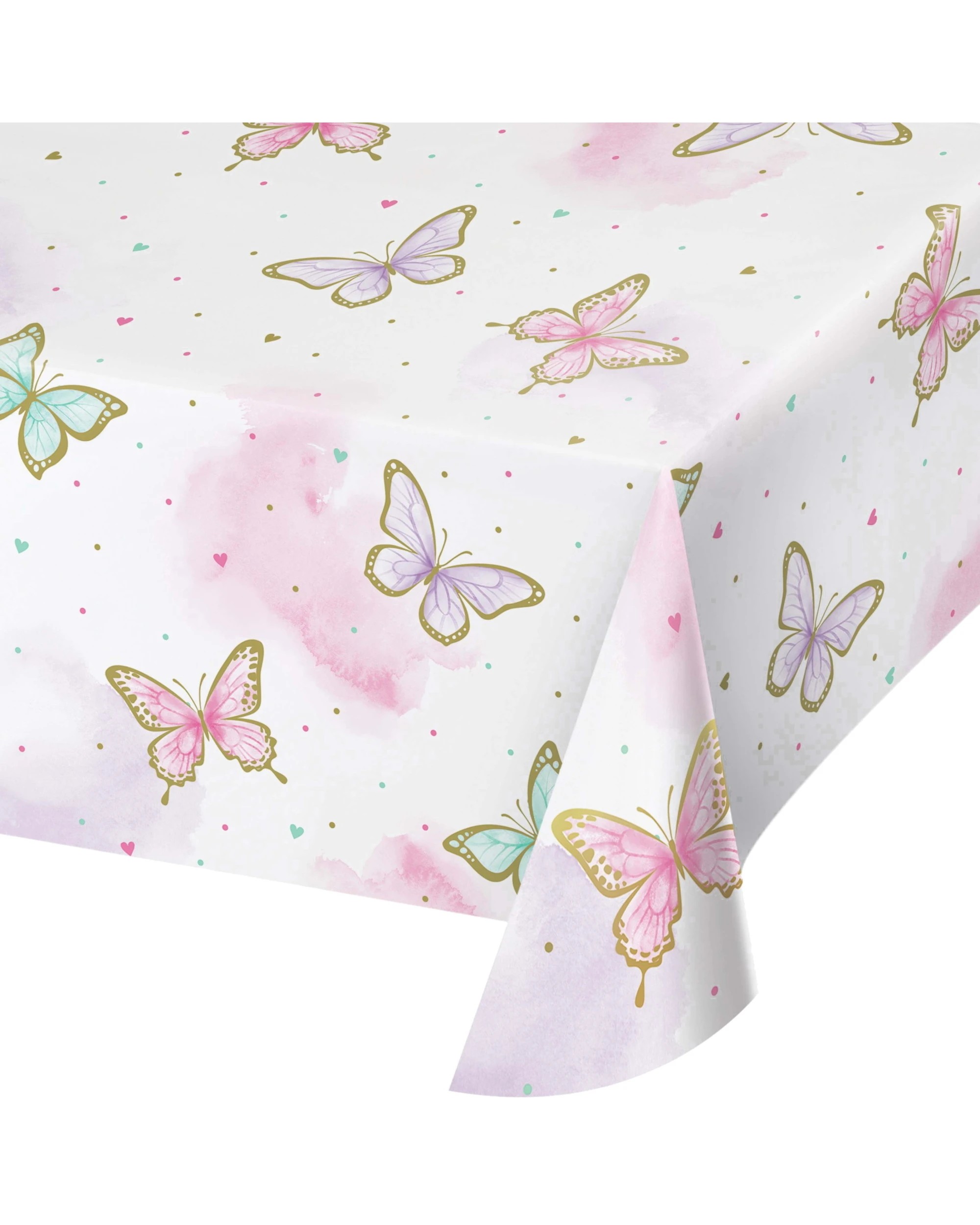 1 Creative Converting Butterfly Shimmer Paper Tablecloth, 1 of 1
