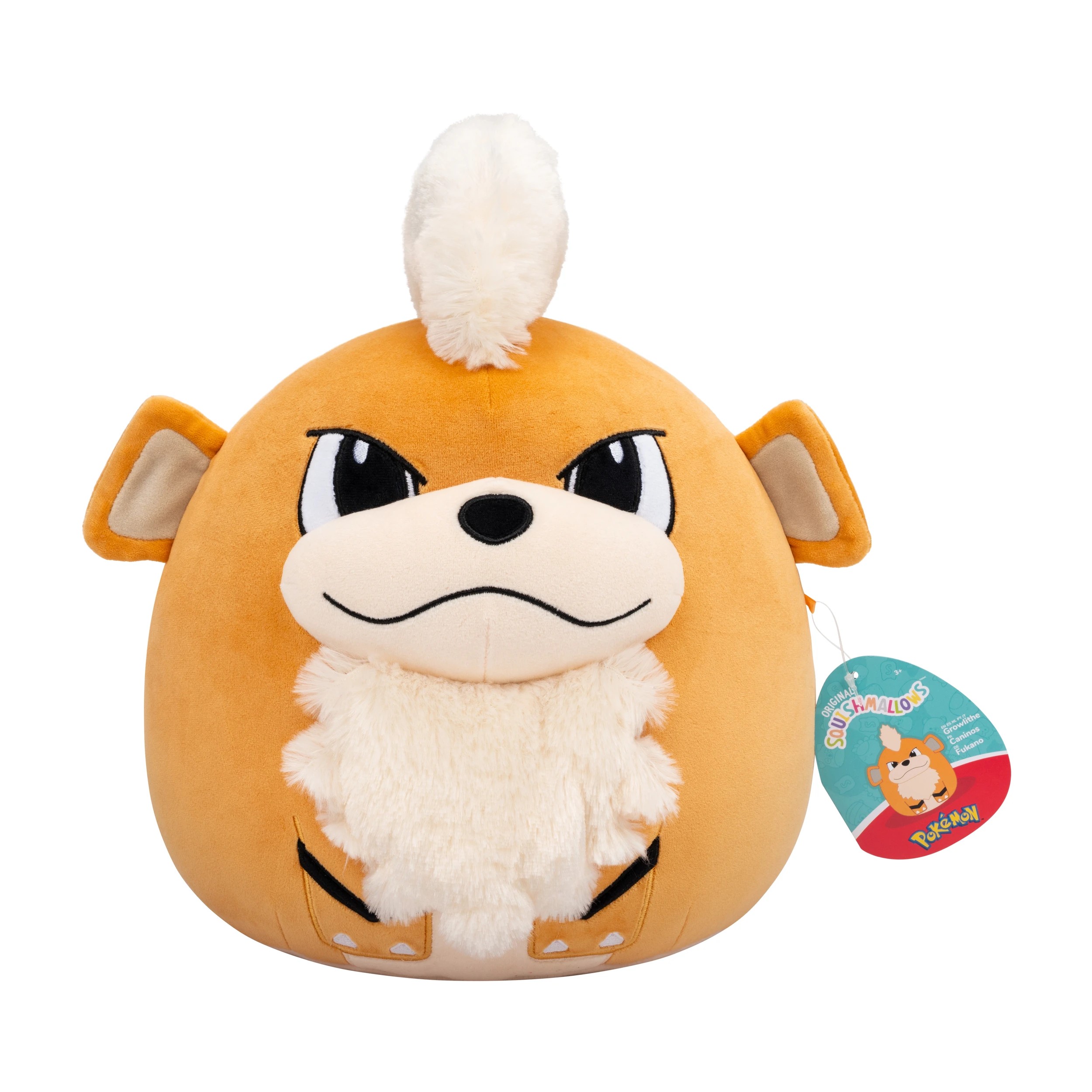 2 25cm Squishmallows Pokemon Plush Toy - Growlithe, 2 of 6
