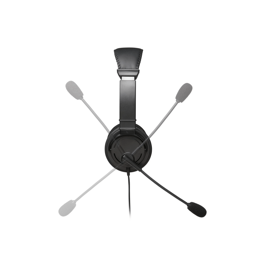 8 Kensington Hi-Fi Headphones Noise Cancelling Microphone Leatherette Ear Pads - Black, 8 of 9