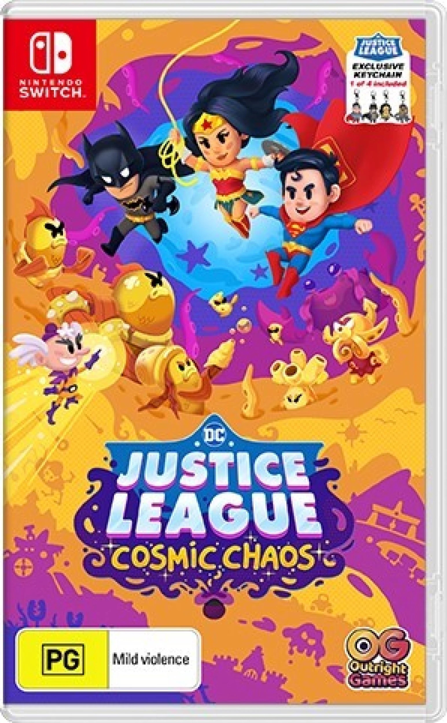 1 DC Justice League Cosmic Chaos (Code in Box) - Nintendo Switch - Multi, 1 of 4