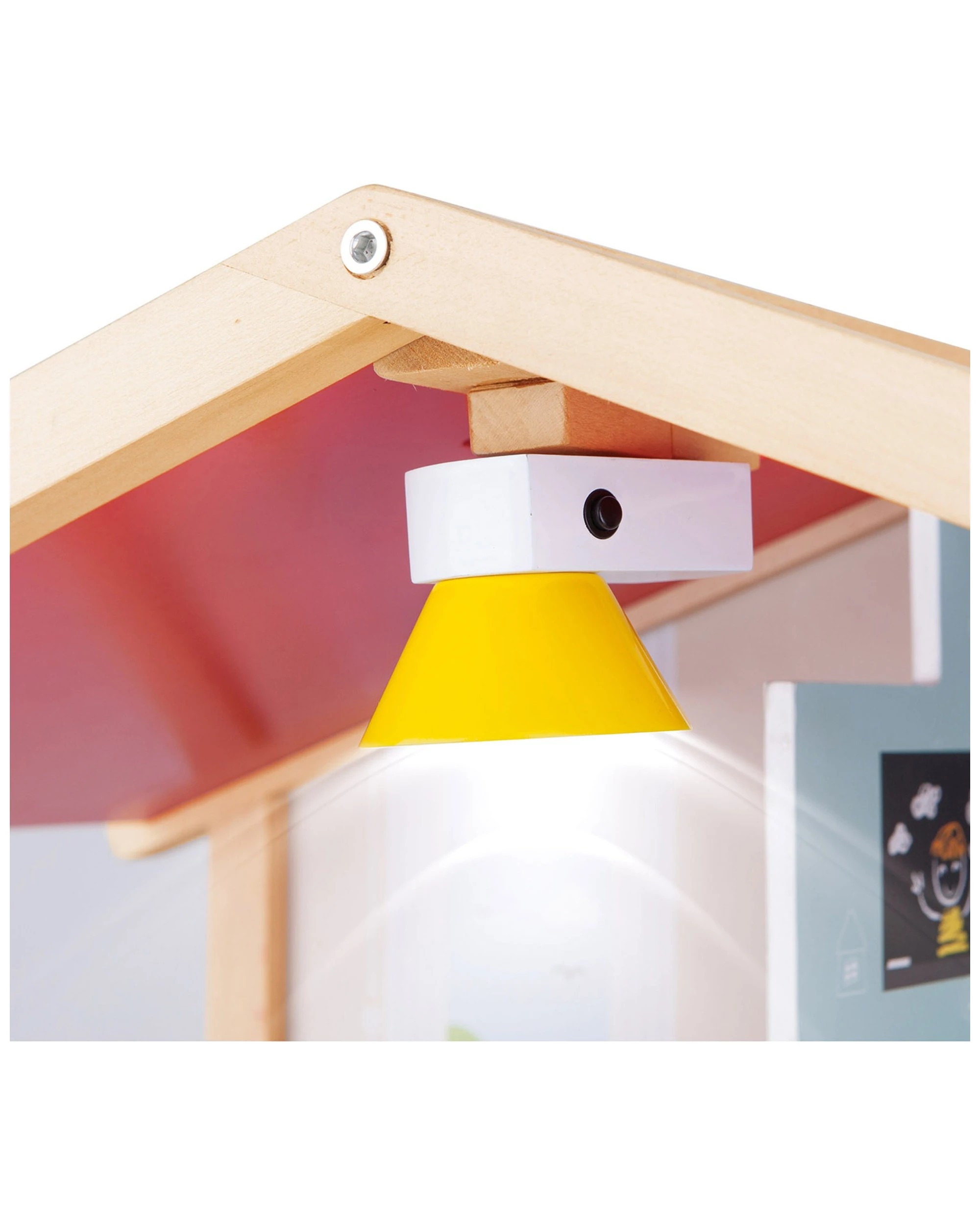 6 Hape 29pc 80cm Wooden Doll Family Mansion Kids Toy 3 Plus Years Interactive Playhouse - Natural, 6 of 8