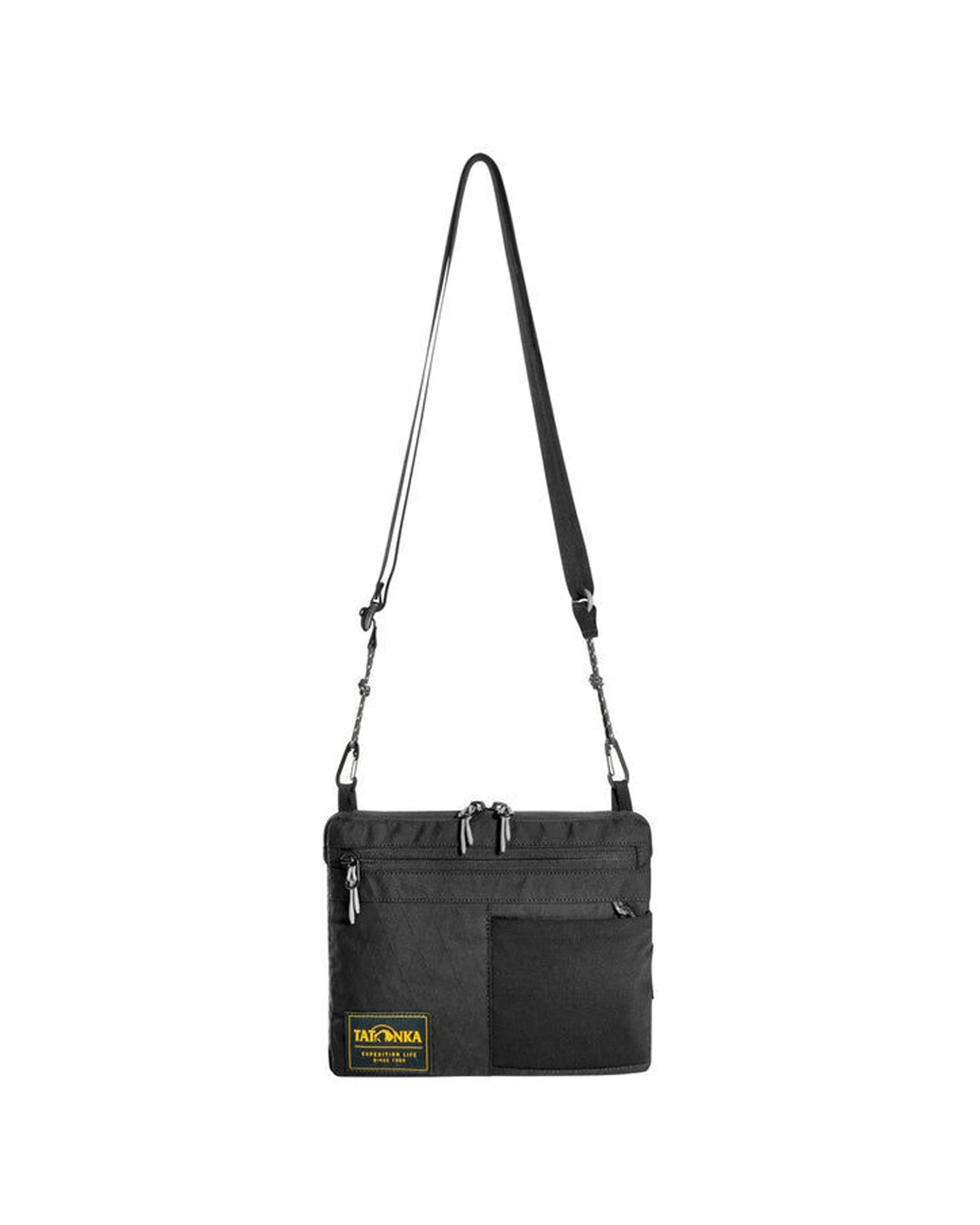1 Tatonka Nylon Cross Body Outdoor Travel Bag S Adjustable Strap Quilted - Black, 1 of 3