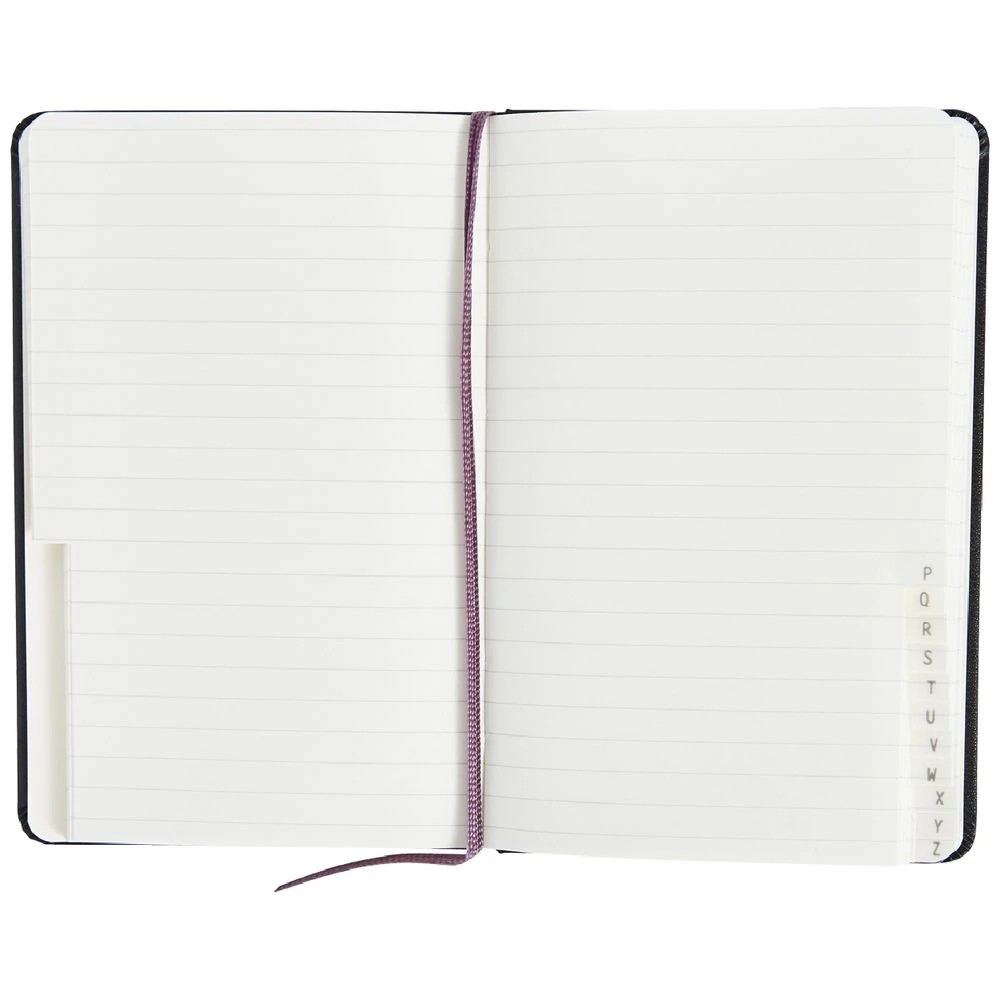 1 Moleskine Hard Cover Pocket Address Notebook Black, 1 of 3