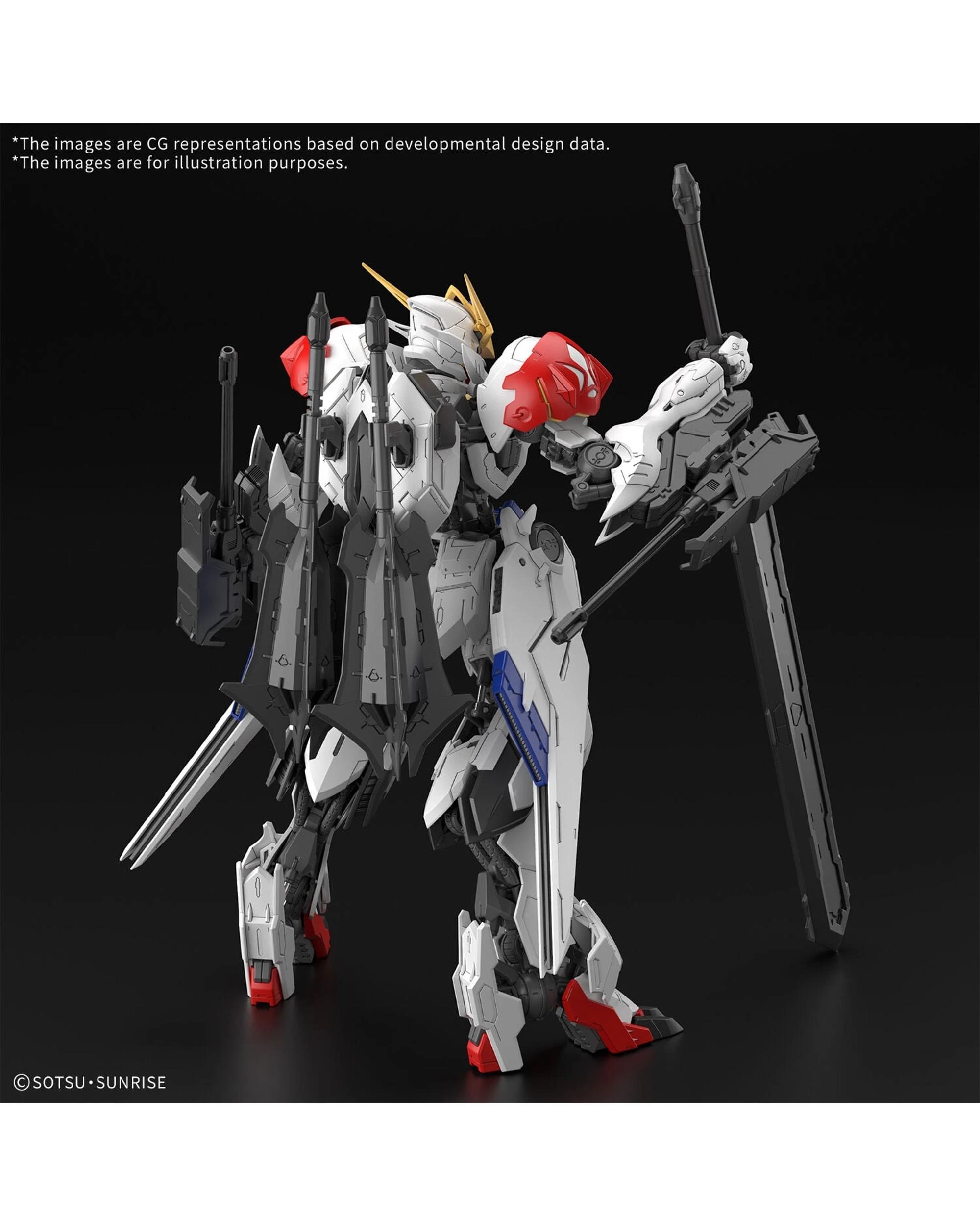 3 Bandai Gundam MG Gundam Barbatos Lupus 1/100 Model Kit, 3 of 4