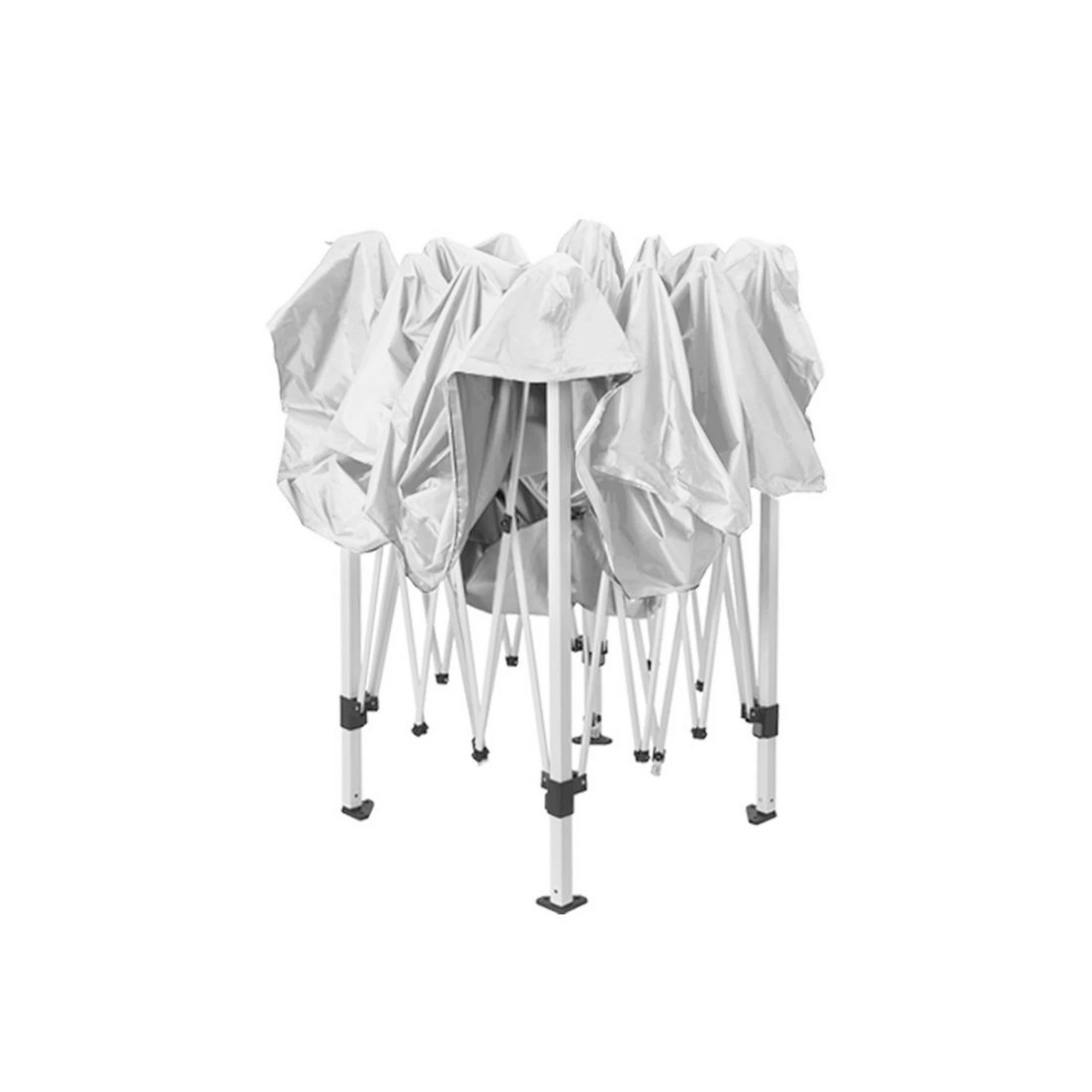 4 Instahut Gazebo Pop Up Marquee  Wedding Party Outdoor Camping Tent Canopy Shade Mesh Wall - White, 4 of 7