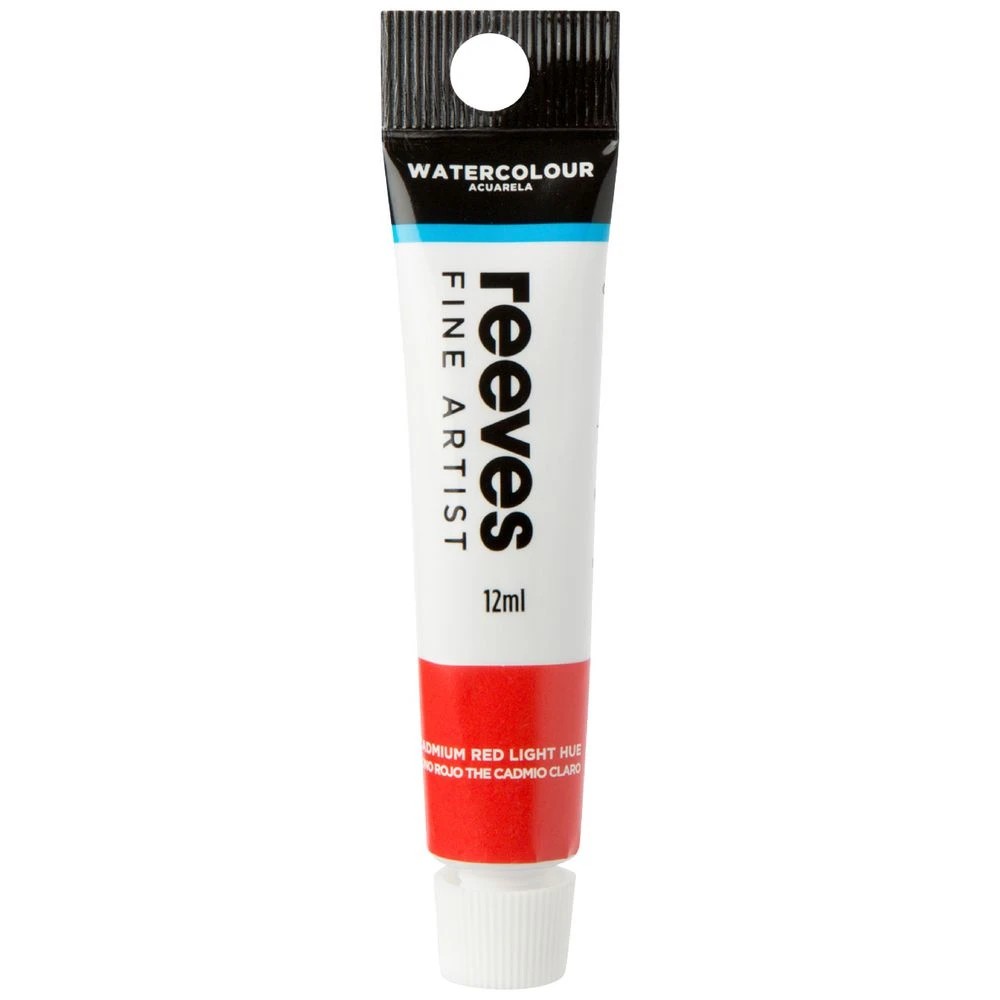 1 Reeves Watercolour Paint 12mL Light Cadmium Red, 1 of 1