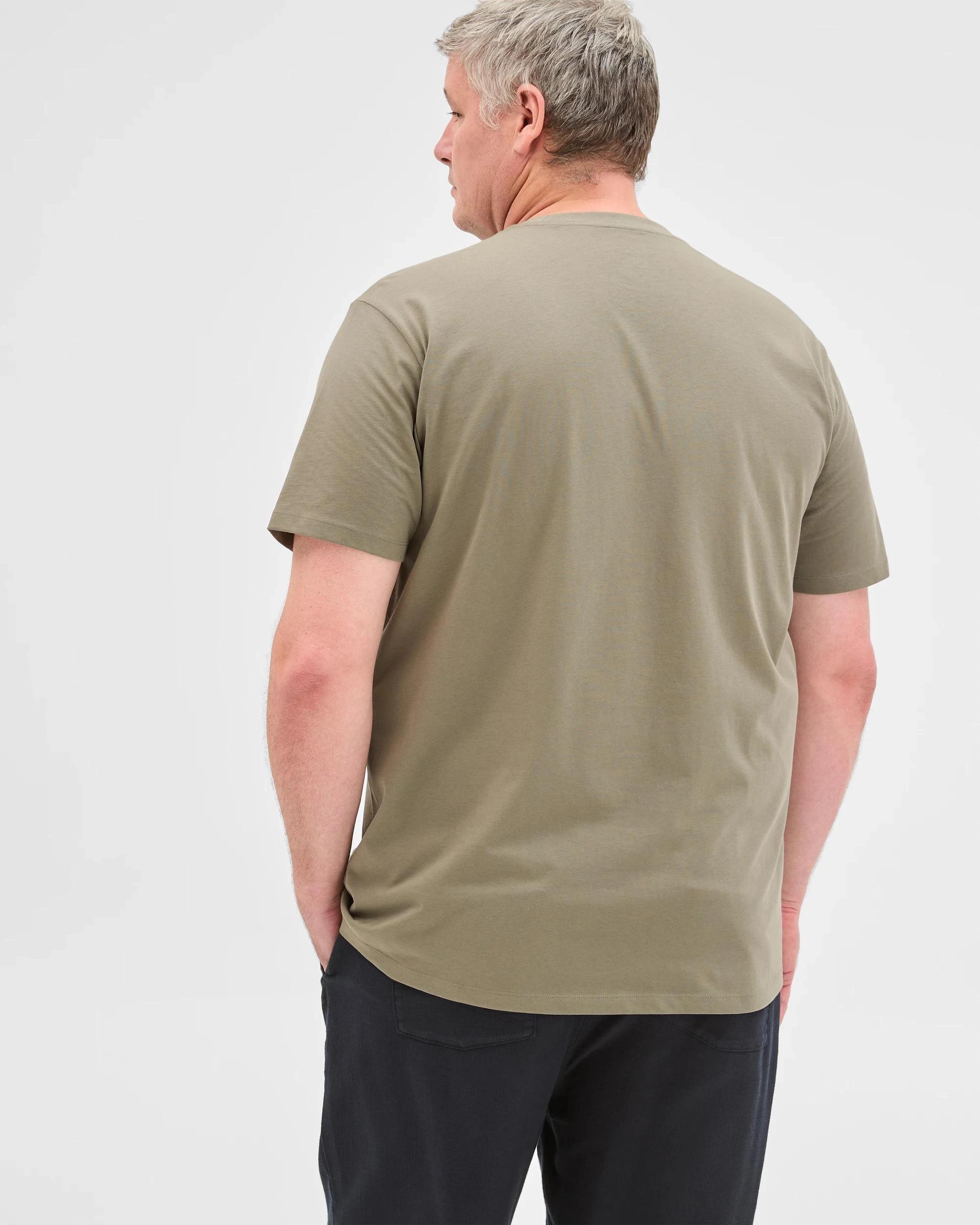 5 Target Man Plus Plus Size Australian Cotton Crew T-Shirt BASIL, 5 of 5