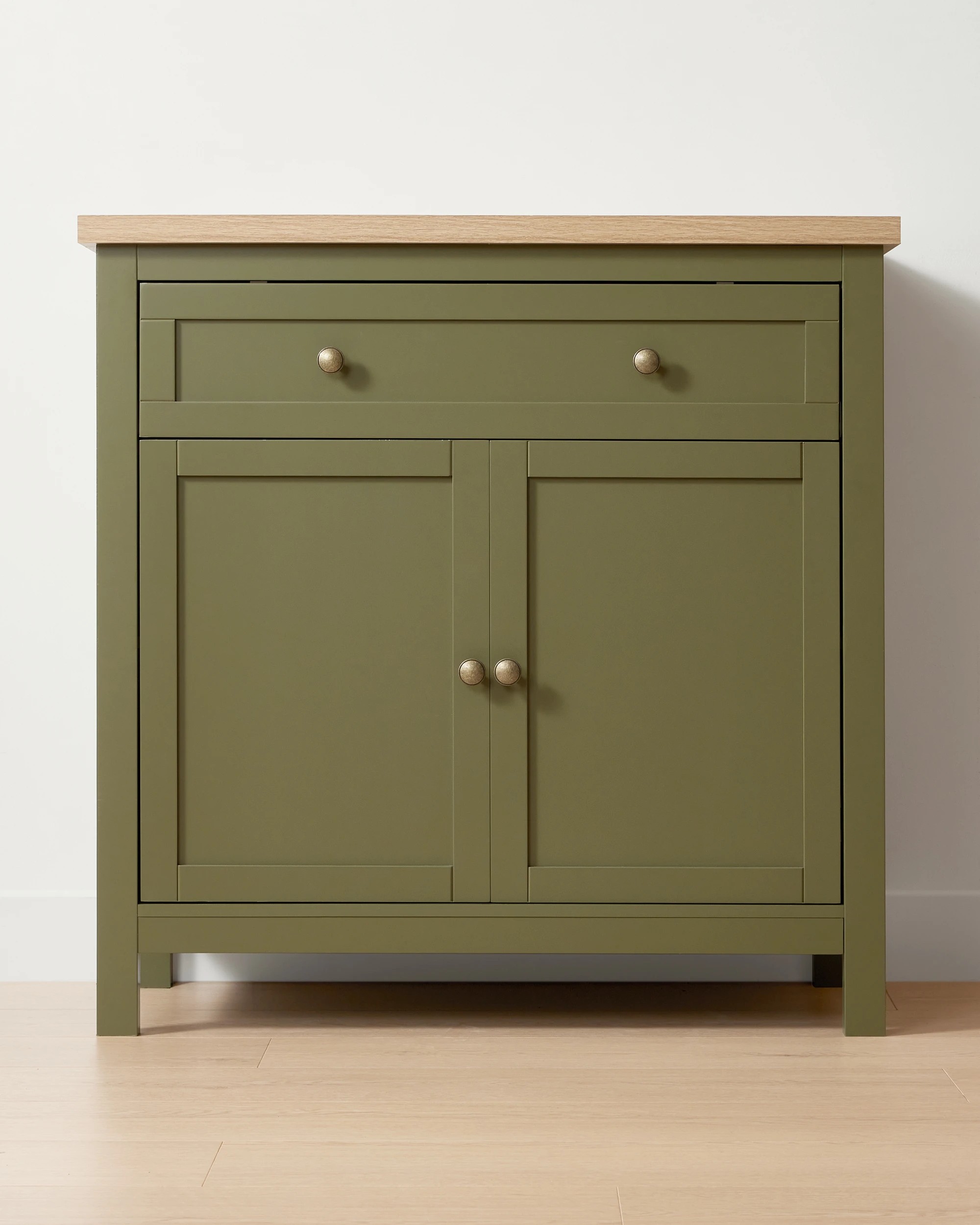 3 Oliver 2 Door Cabinet with Drawer, 3 of 9