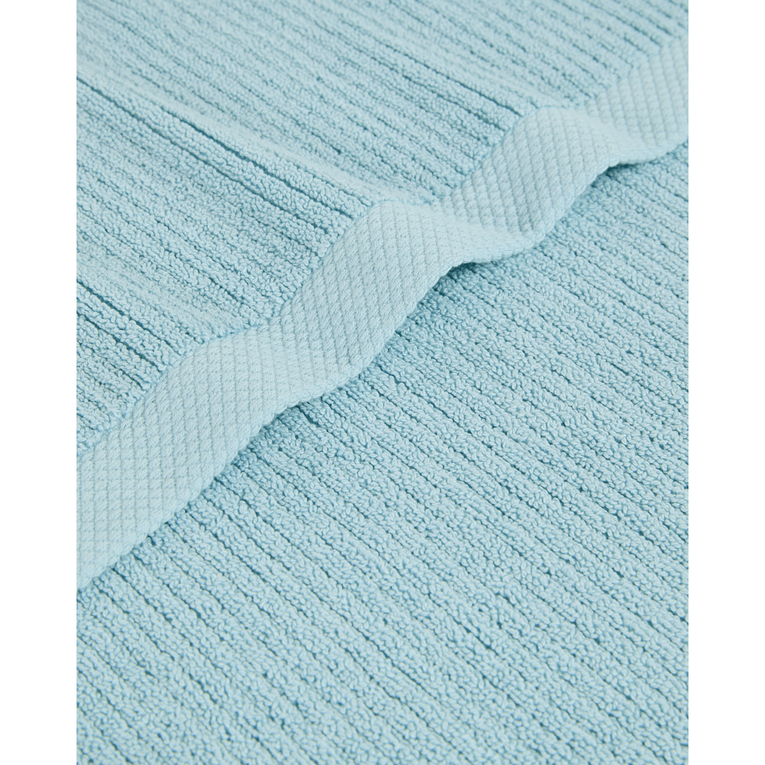 2 Target Australian Cotton Ribbed Bath Mat - Piper
 - Blue, 2 of 2