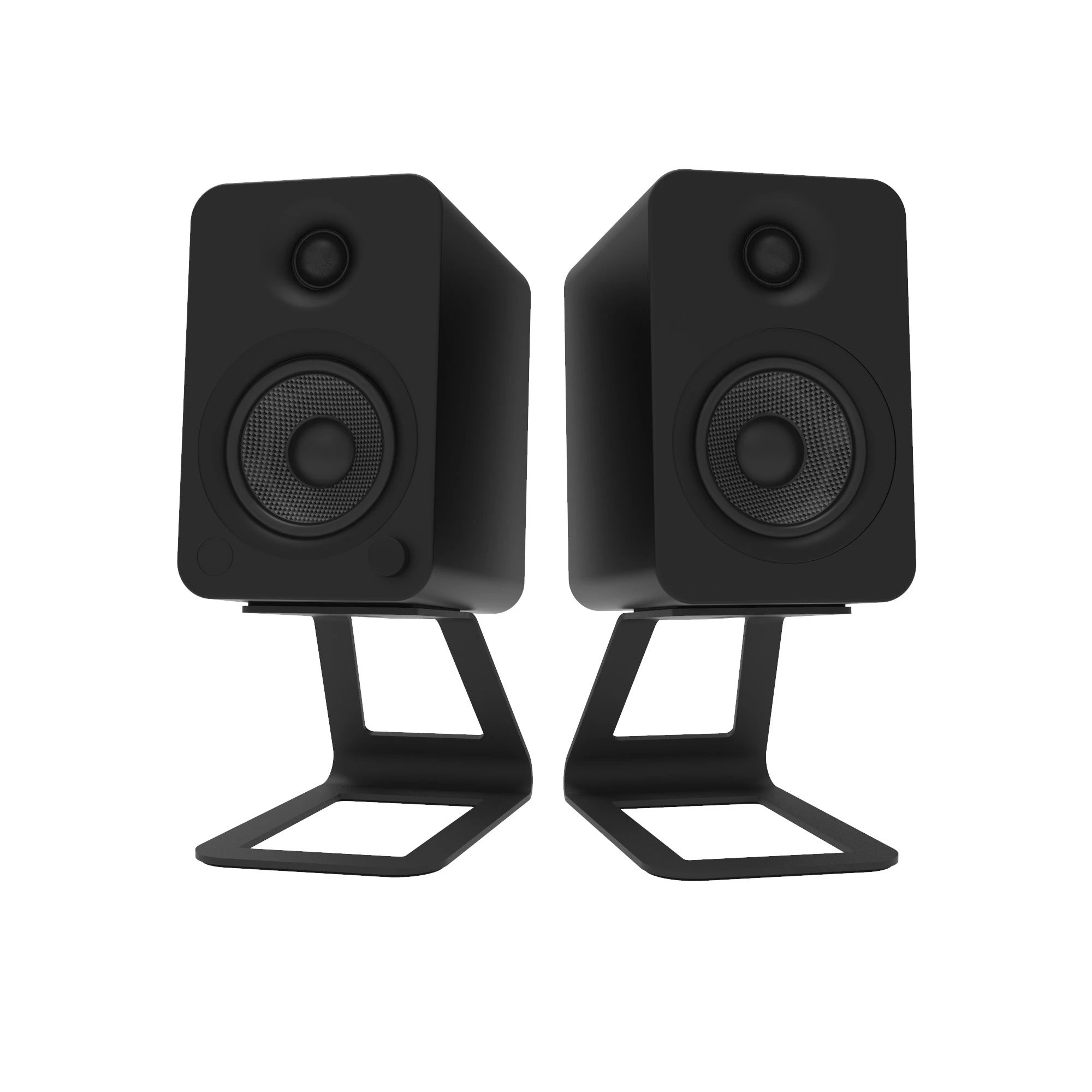 5 Kanto SE4 Elevated Desktop Speaker Stands for Midsize Speakers - Pair - Black, 5 of 7