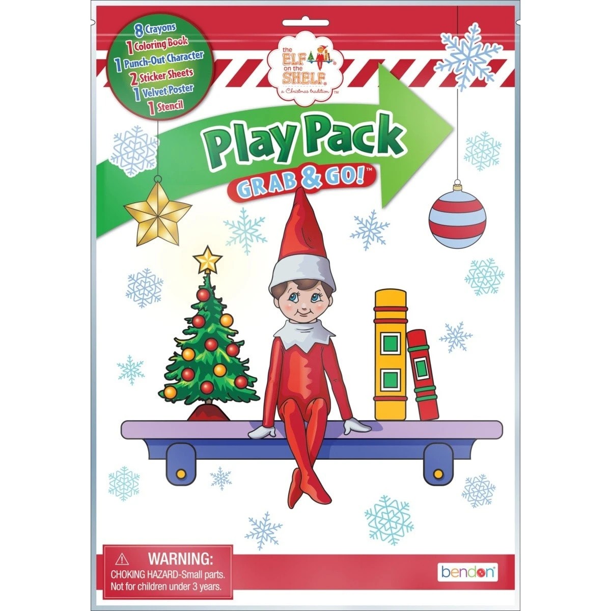 1 The Elf on The Shelf: A Christmas Tradition Play Pack Grab and Go Colouring and Activity Book, 1 of 3