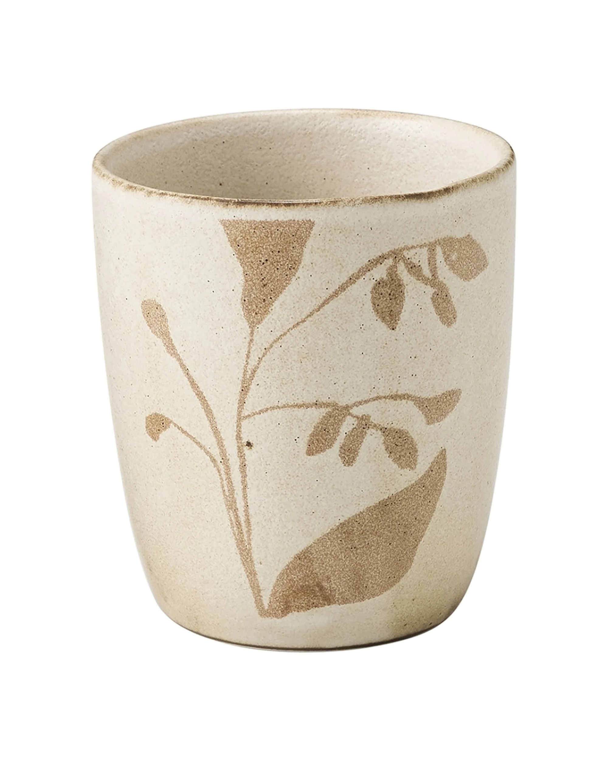 3 Ecology 4pc Hand Drawn Floral Silhouettes Cecile Latte Cup Set 210ml - Multi, 3 of 5