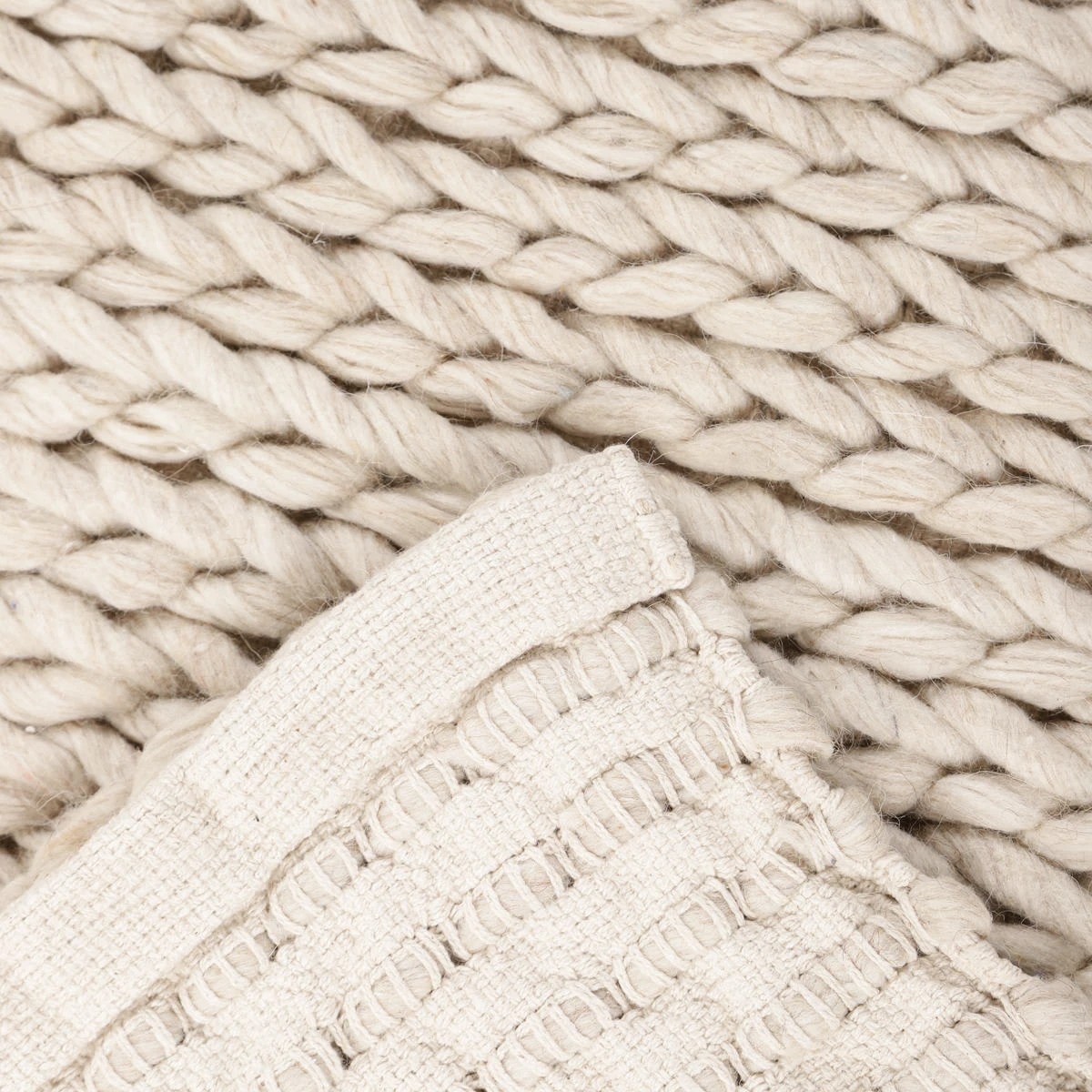 7 Charles Wool Blend Beige Rug - Extra Large, 7 of 10