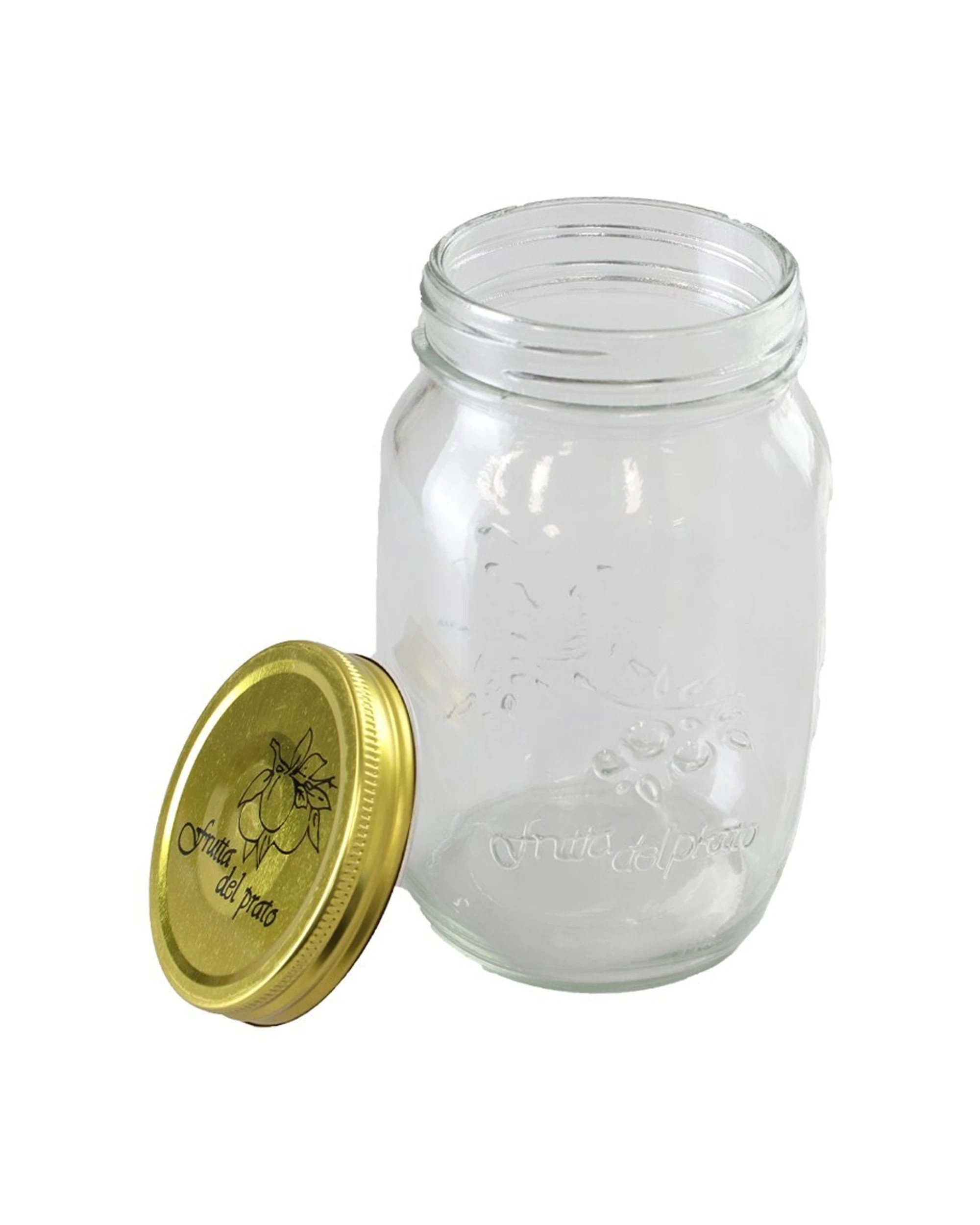 2 Lemon & Lime 6pk Roma Glass Conserve Jar 1L Airtight Screw Lid - Clear, 2 of 3
