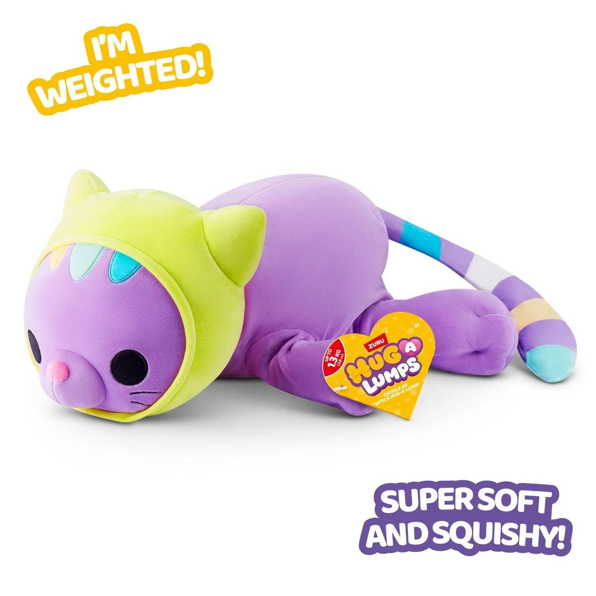 4 Zuru Hug-A-Lumps Plush Toy - Medium, Assorted, 4 of 6