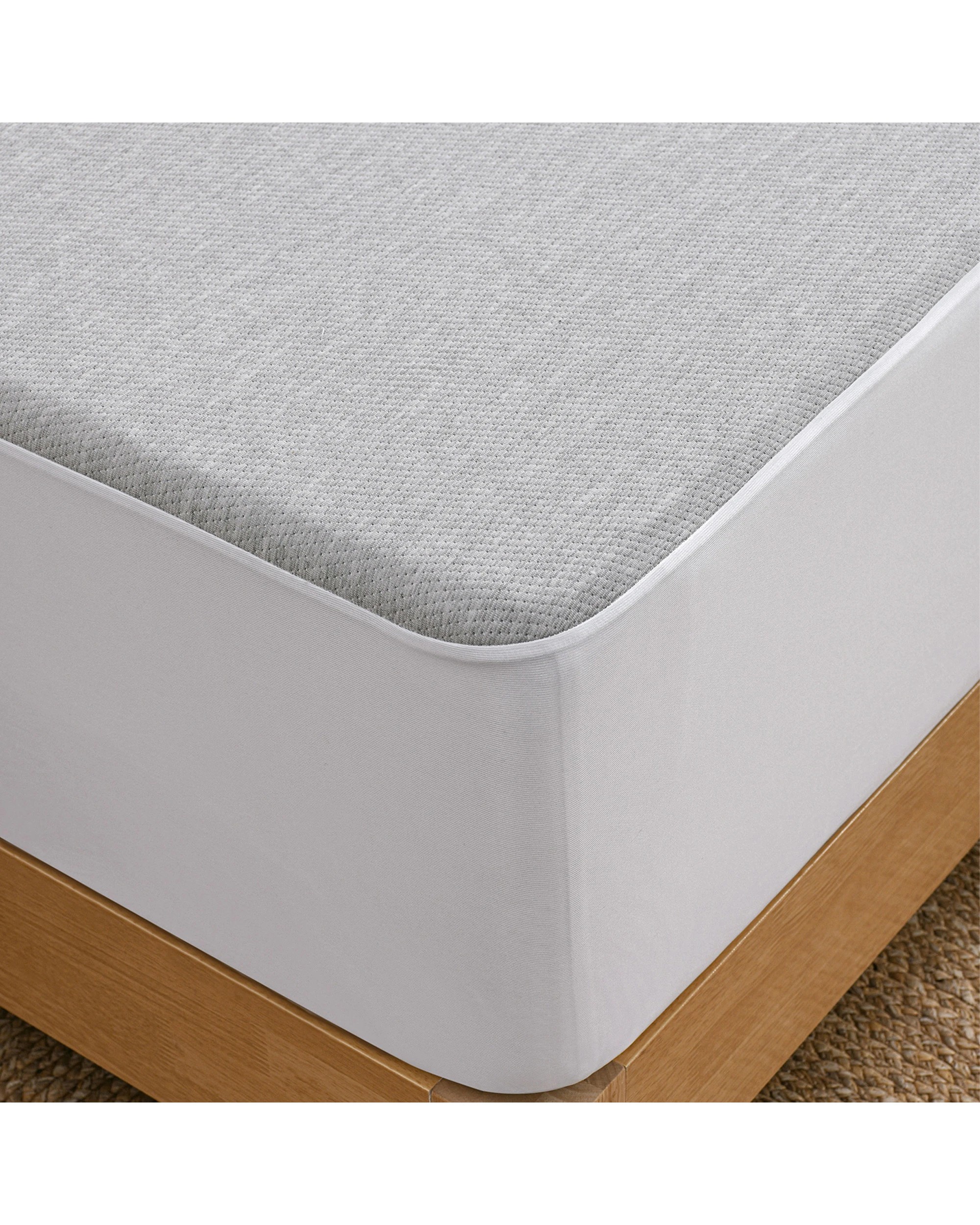 2 ESSN Bamboo Charcoal Waterproof Mattress Protector - Queen Bed - Charcoal, 2 of 8