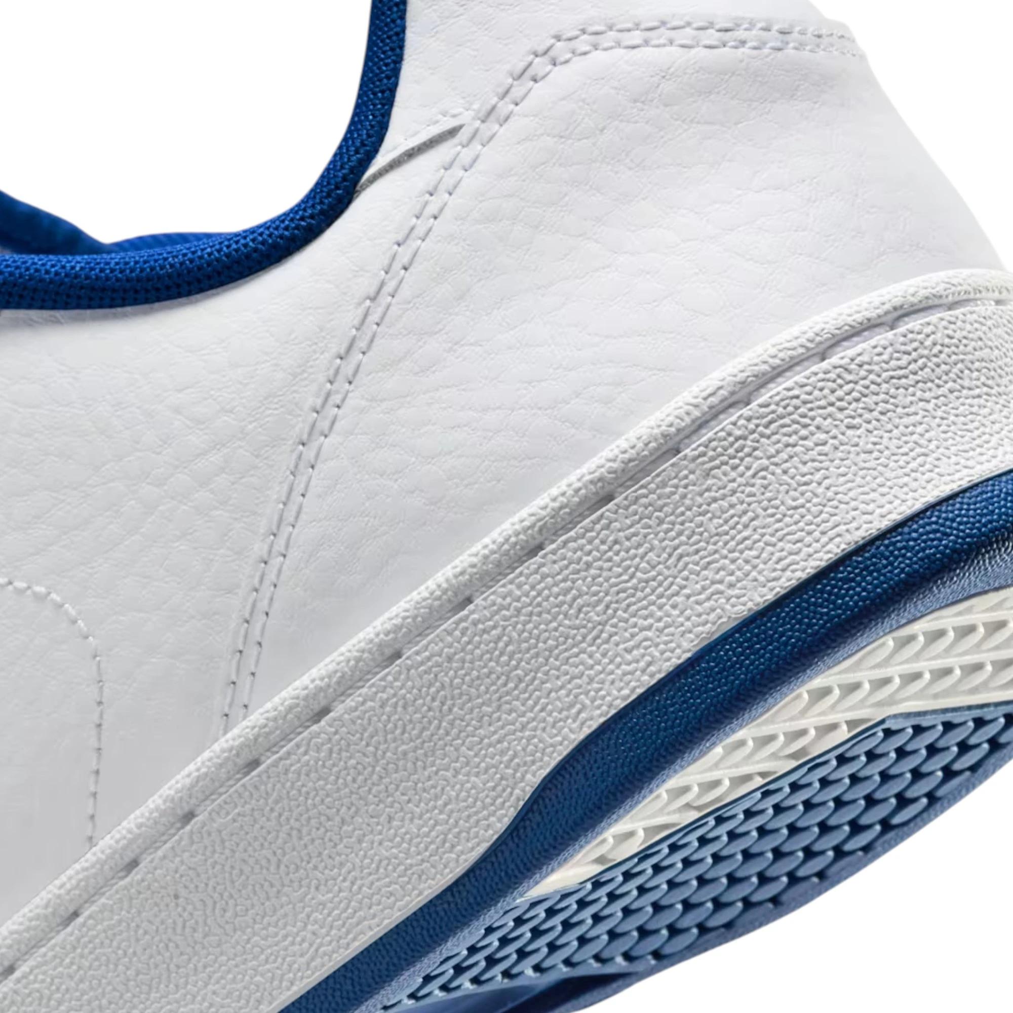 6 Nike Mens Grandstand II Athletic Shoes WHITE/BLUE, 6 of 7