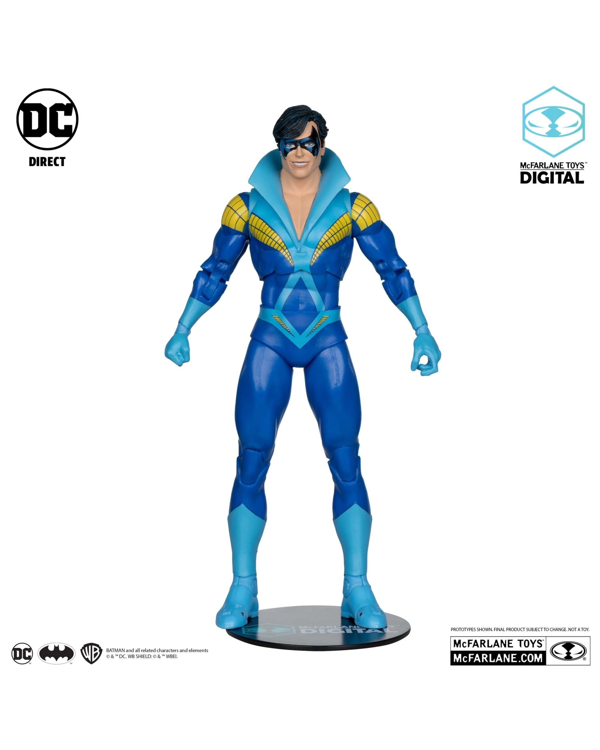 5 McFarlane Digital DC Direct Nightwing Silver Age 7 inch Figure, 5 of 9