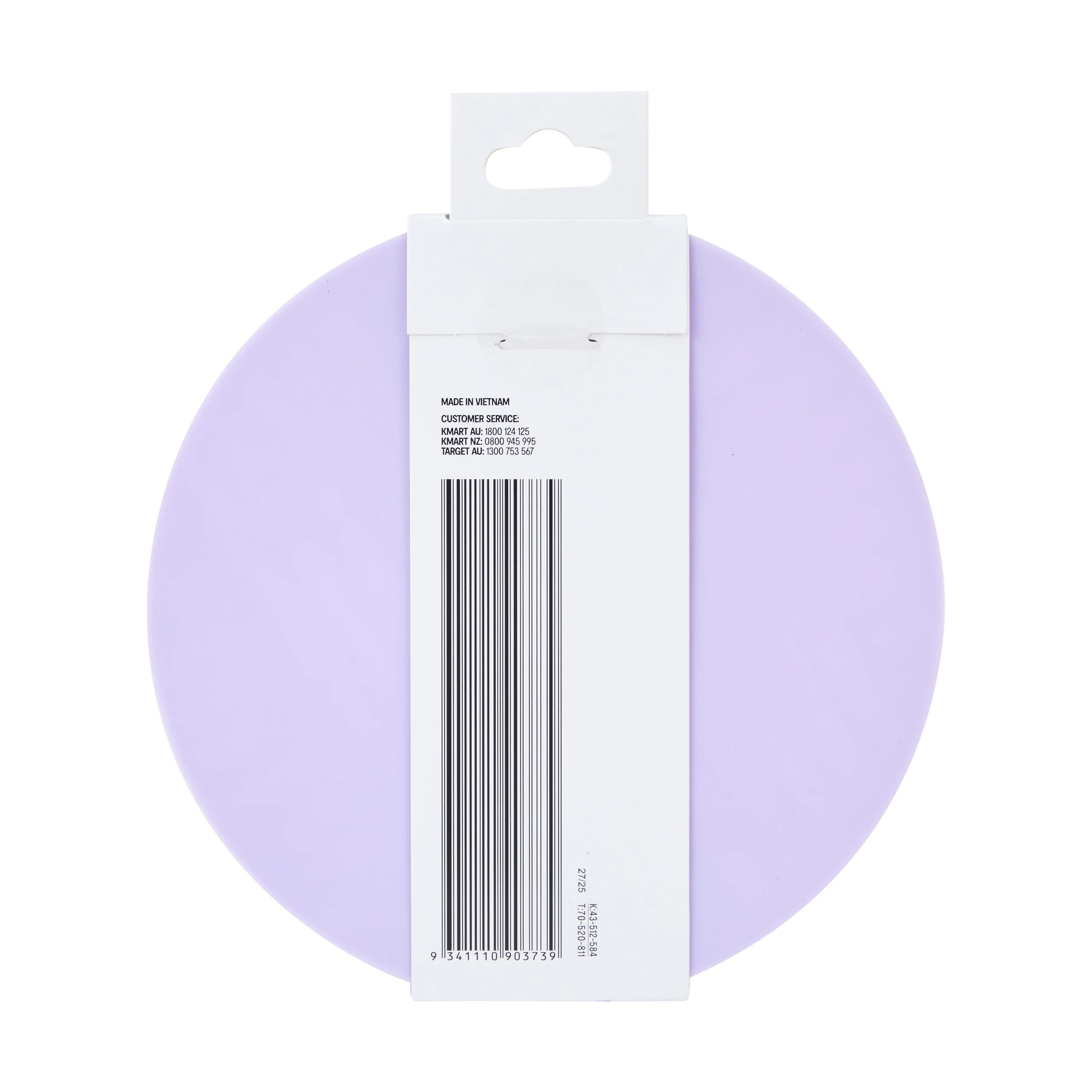 7 Pet Silicone Feeding Plate - Lilac, 7 of 7