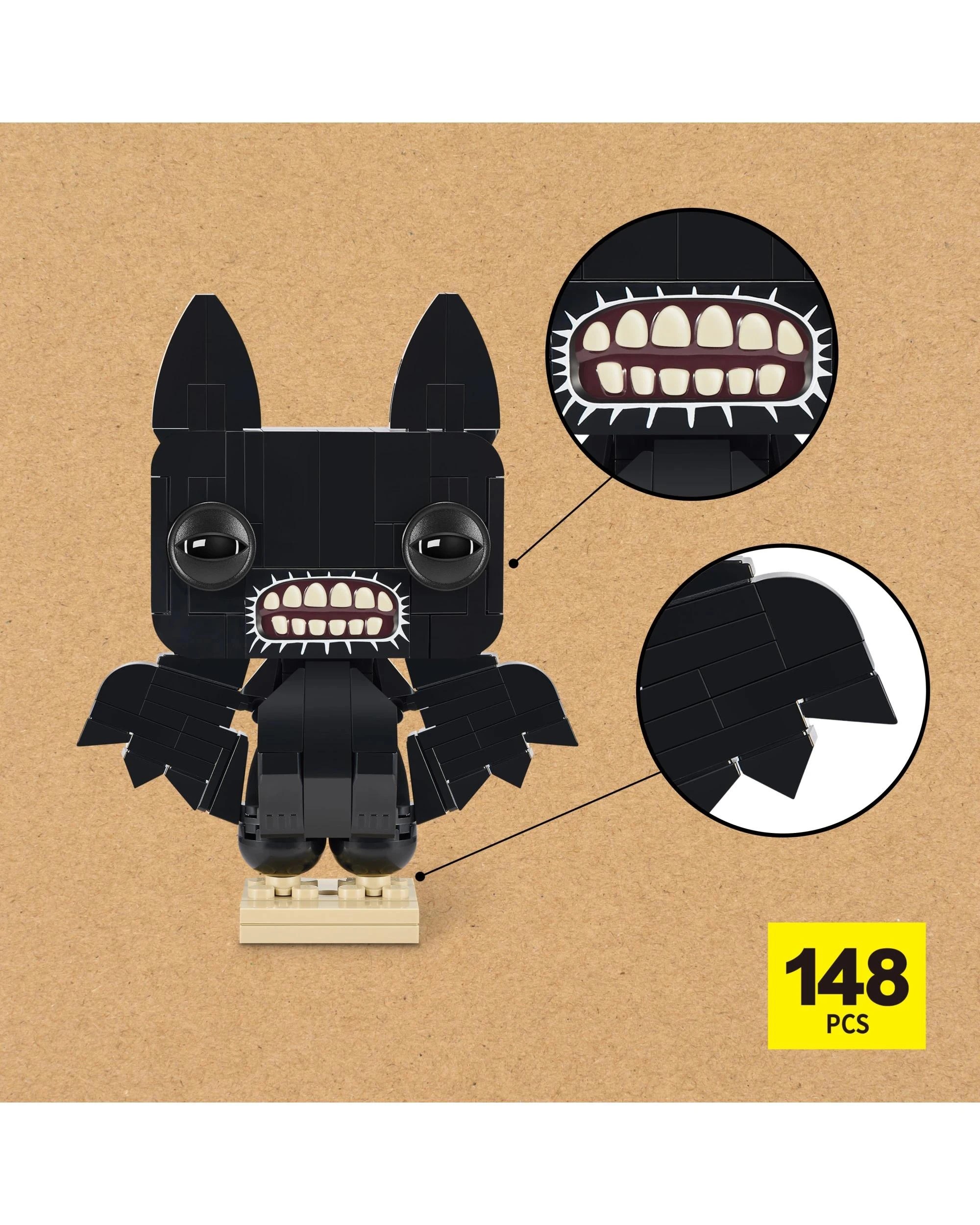 4 Max Build More Premium Fugglers Building Bricks Collection By Zuru - Assorted - Multi, 4 of 10