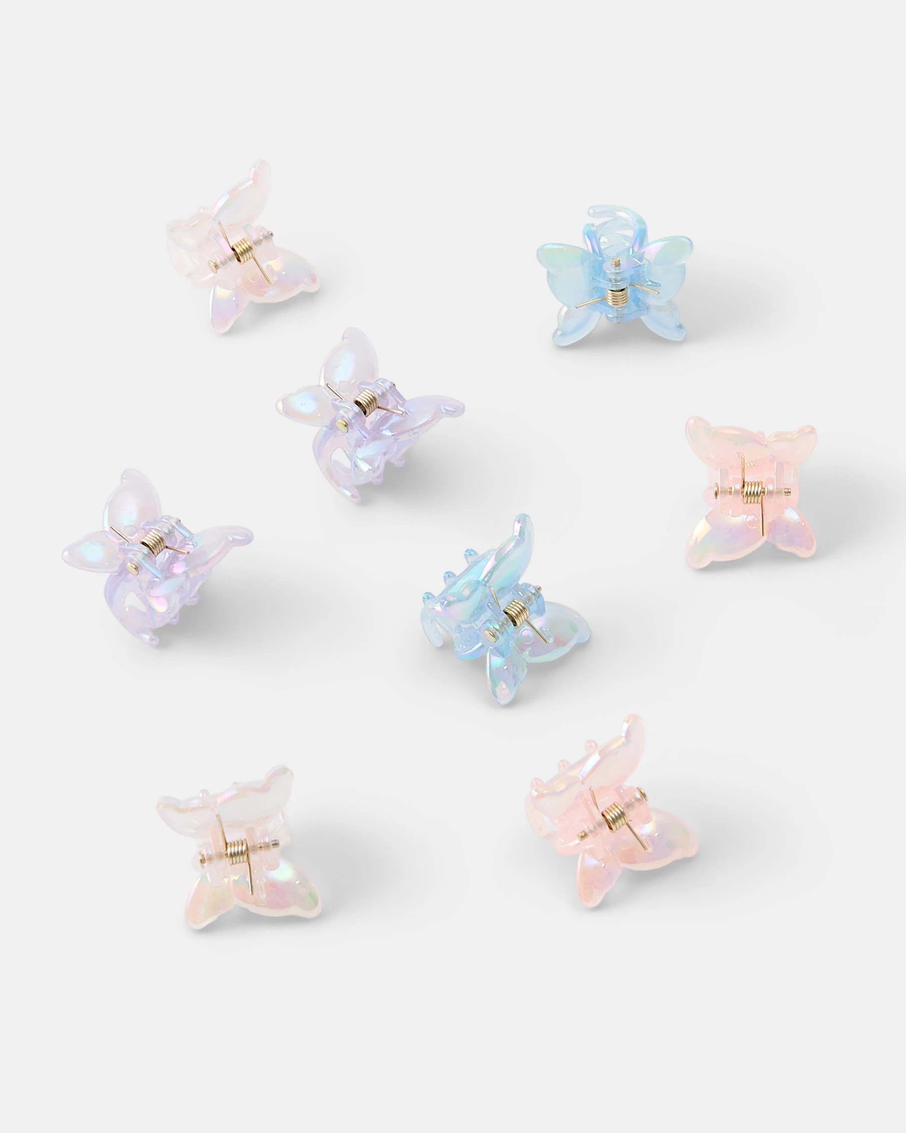 2 8 Pack Butterfly Claw Hair Clips, 2 of 3