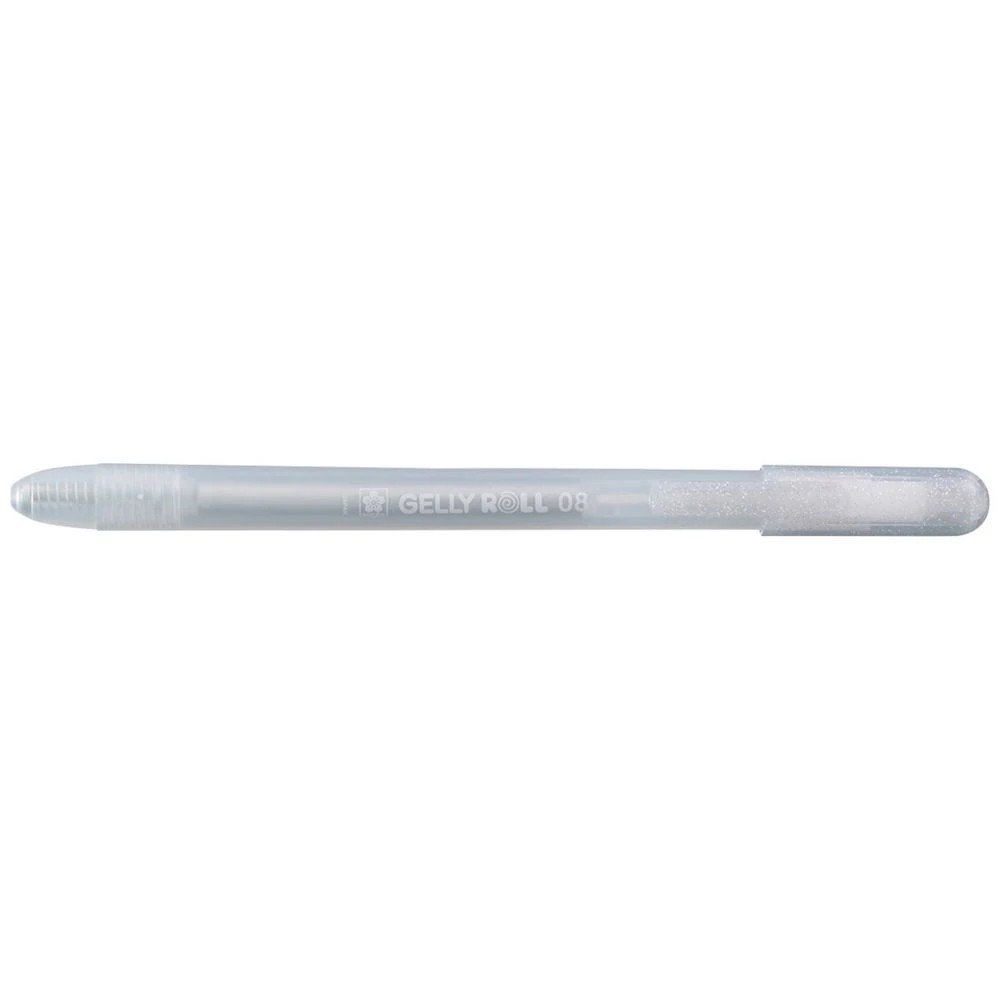 1 Sakura Gelly Roll Retractable Gel Pen Silver, 1 of 4