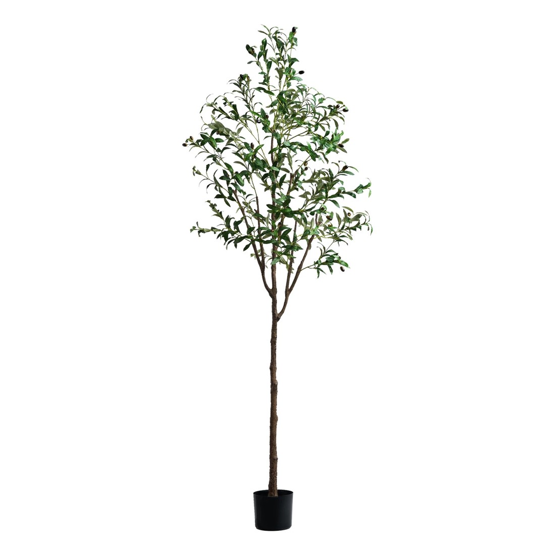 1 Livsip 210cm Artificial Olive Tree Lifelike Faux Potted Plant - Green, 1 of 10