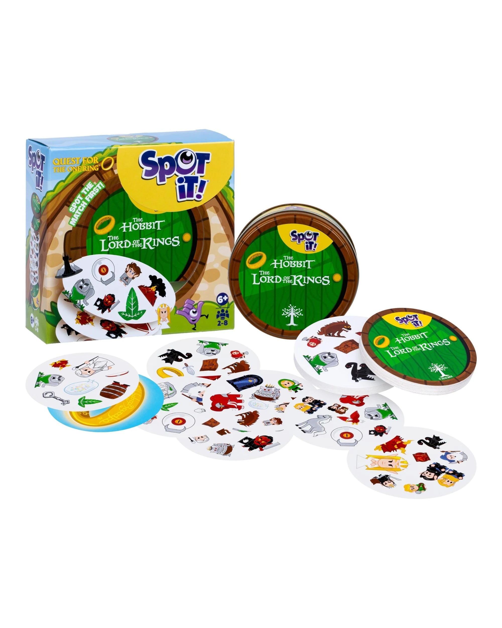 6 Spot It! The Lord of the Rings Quest for The One Ring Card Game, 6 of 8