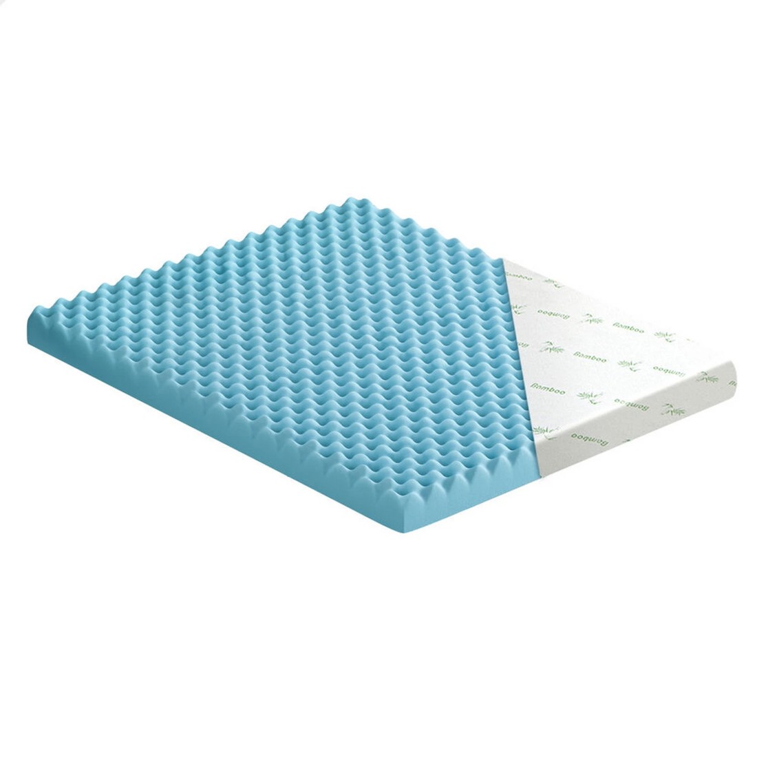 1 Starry Eucalypt Memory Foam Mattress Topper Airflow Cool Gel Bamboo 10cm, 1 of 10