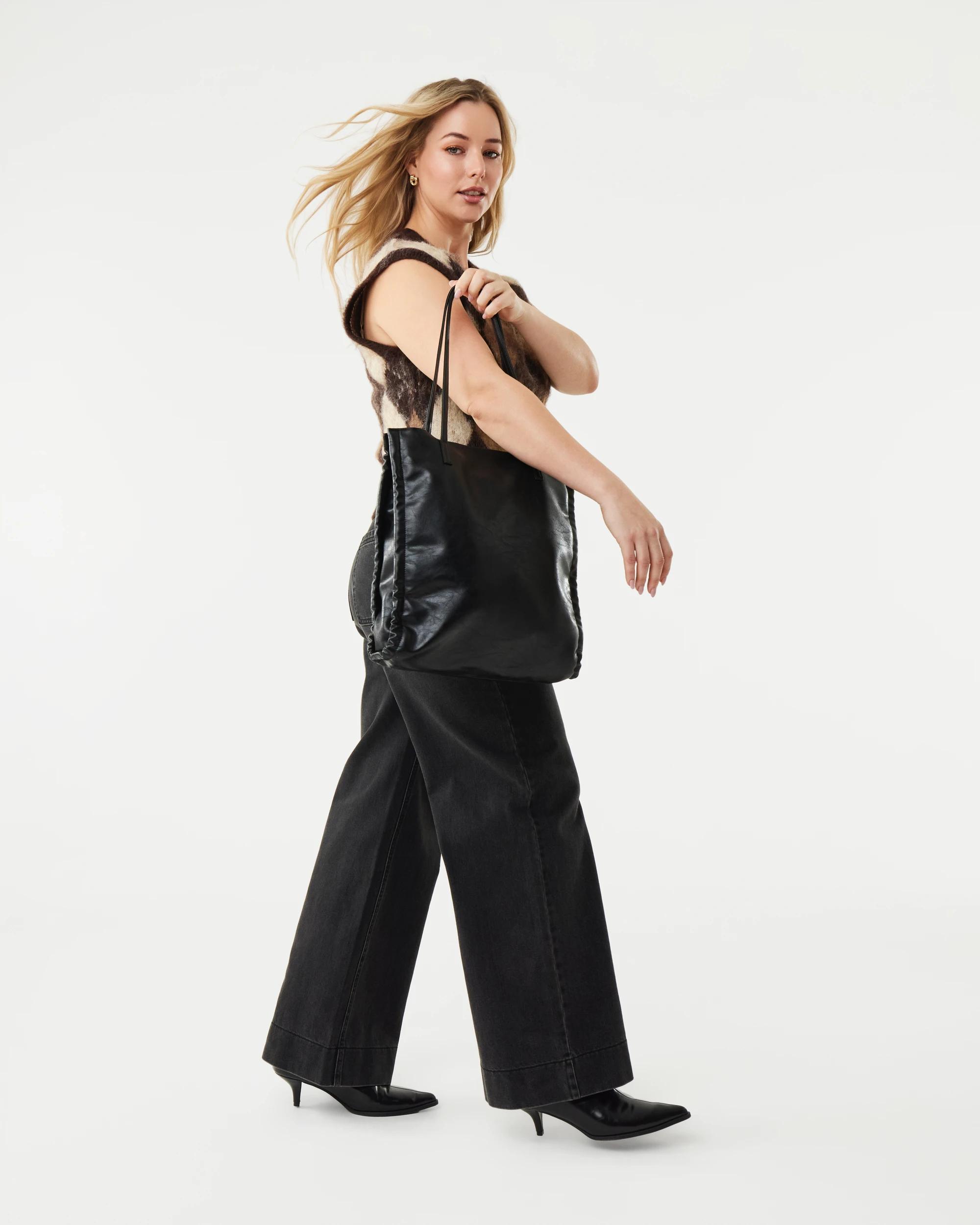 8 Wide Leg Pocket Jeans Blk Wash, 8 of 9