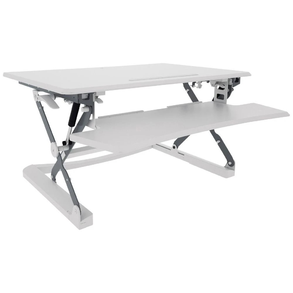 1 Stilford Professional Sit-Stand Adjustable Desk Riser White  Desks, Tables and Workstations, 1 of 10