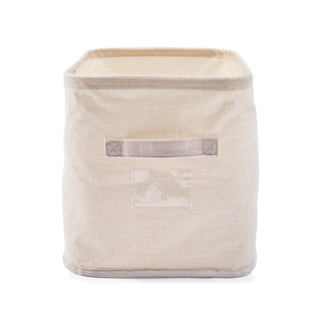 5 Linen Look Short Organiser - Narrow, Beige, 5 of 9