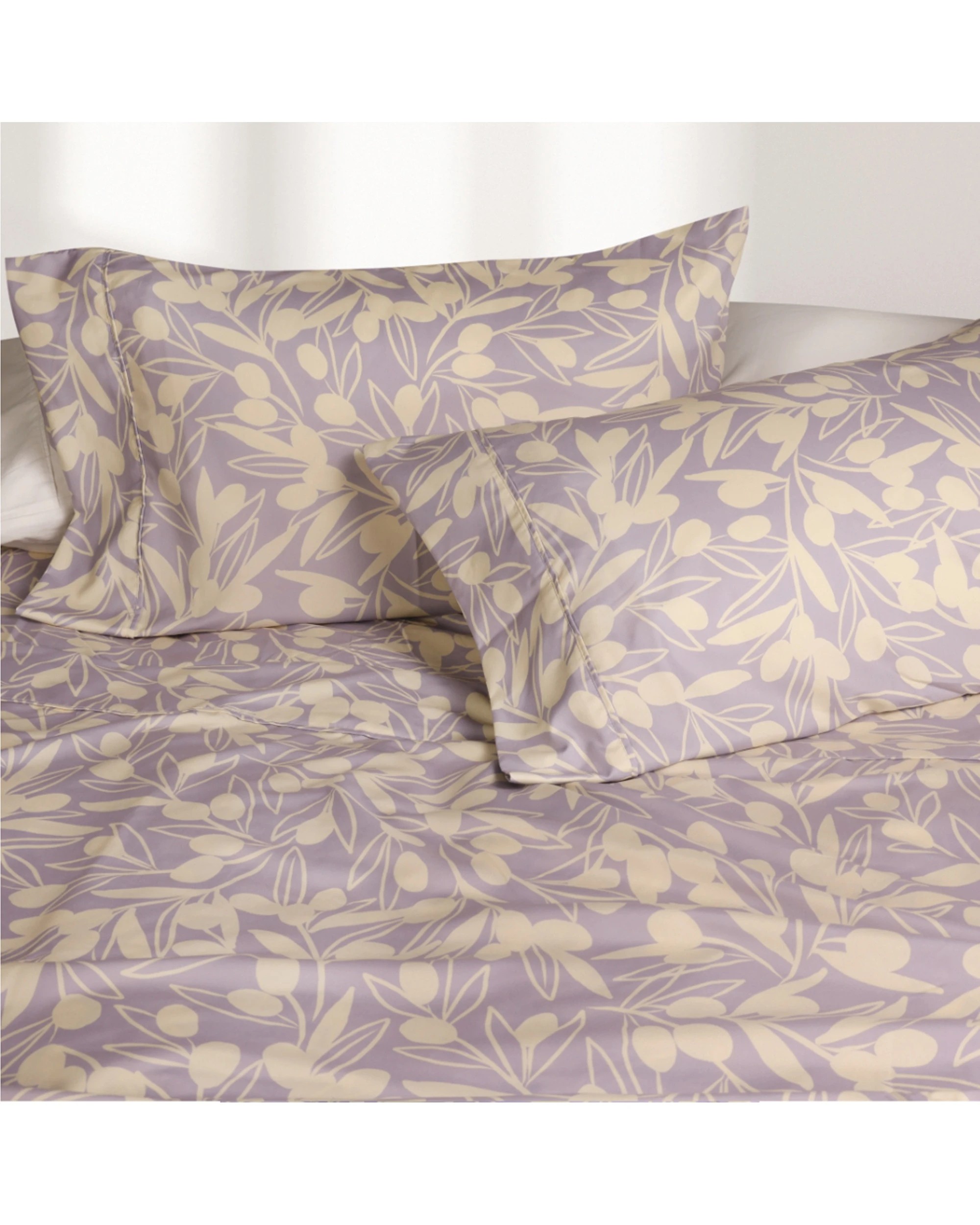 1 Odyssey Living Hunter Valley Thermal Flannel Bed Sheet Set Lavender - Queen Bed - Purple, 1 of 5