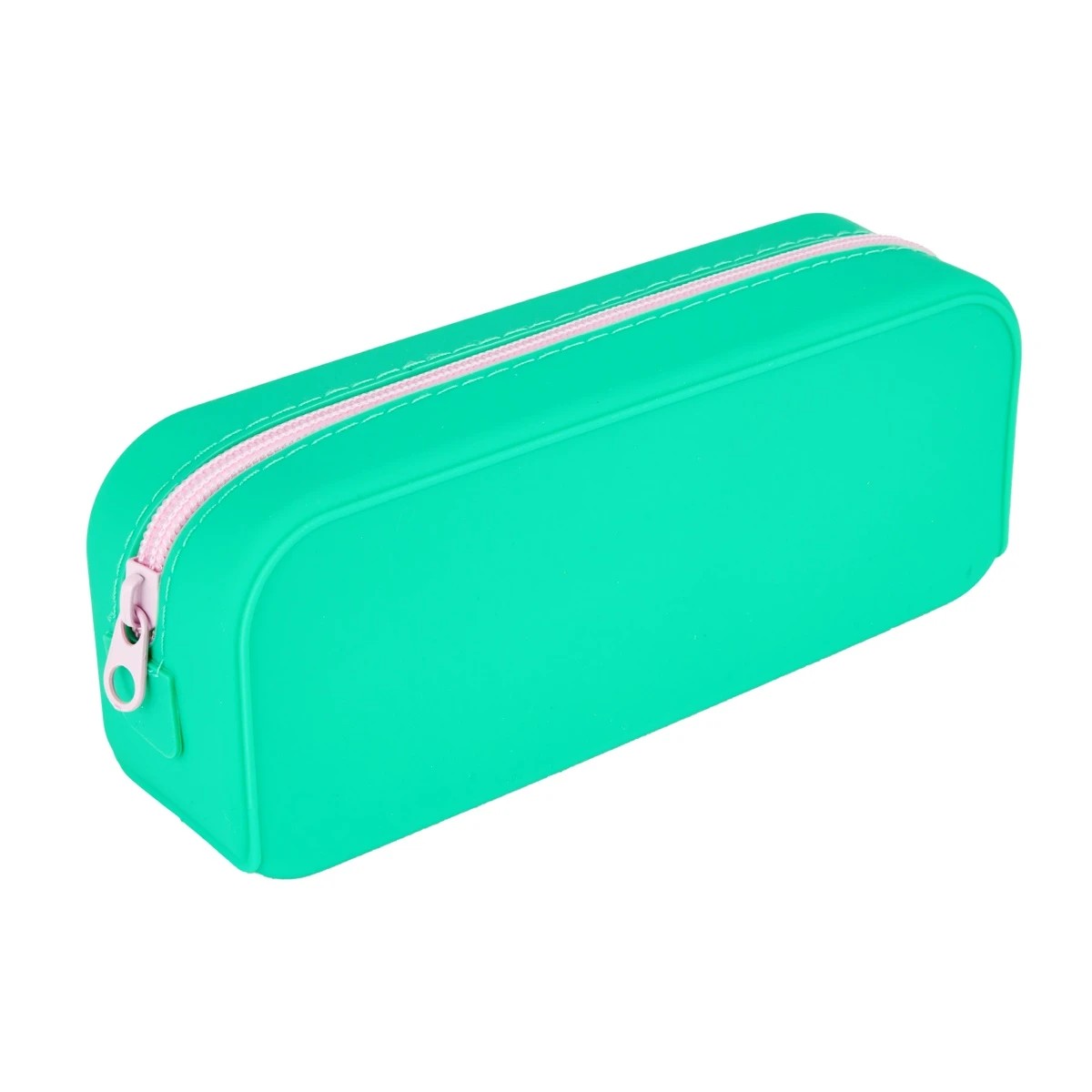 3 Silicone Barrel Pencil Case - Green, 3 of 8