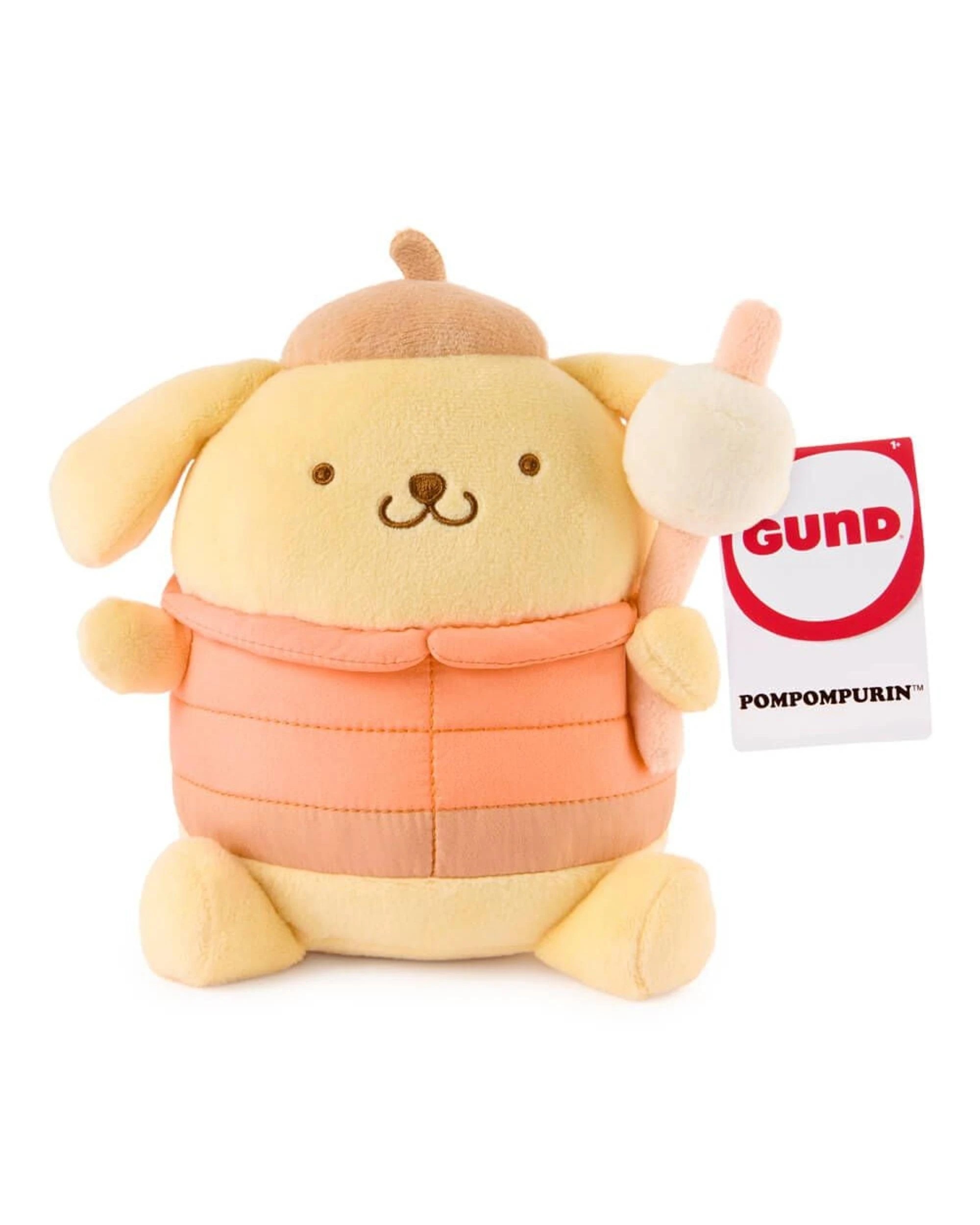 1 Hello Kitty and Friends Pompompurin Camper Small 20cm Plush, 1 of 7