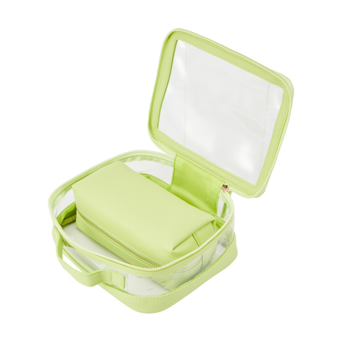 3 OXX Cosmetics 2 Piece Makeup Bag Set - Green, 3 of 5