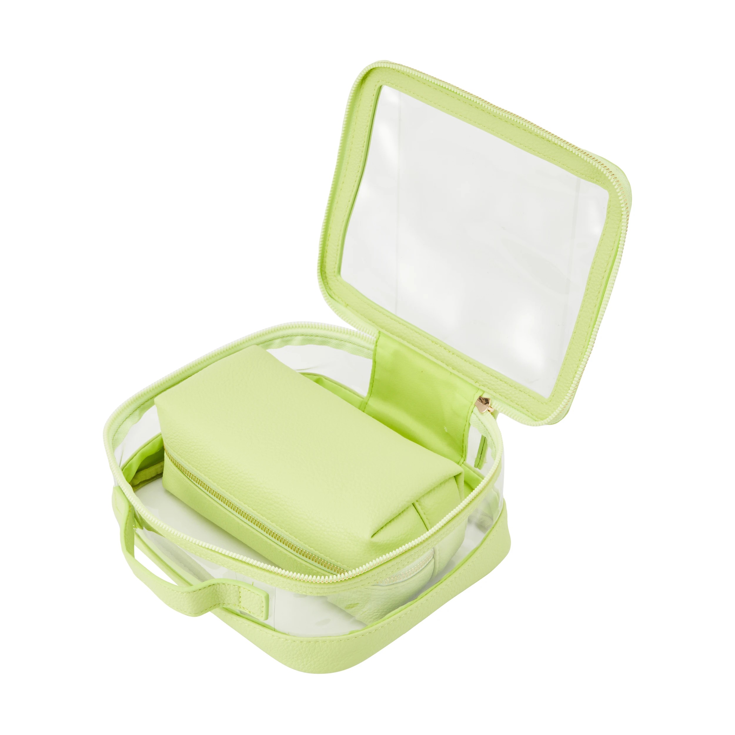 3 OXX Cosmetics 2 Piece Makeup Bag Set - Green, 3 of 5