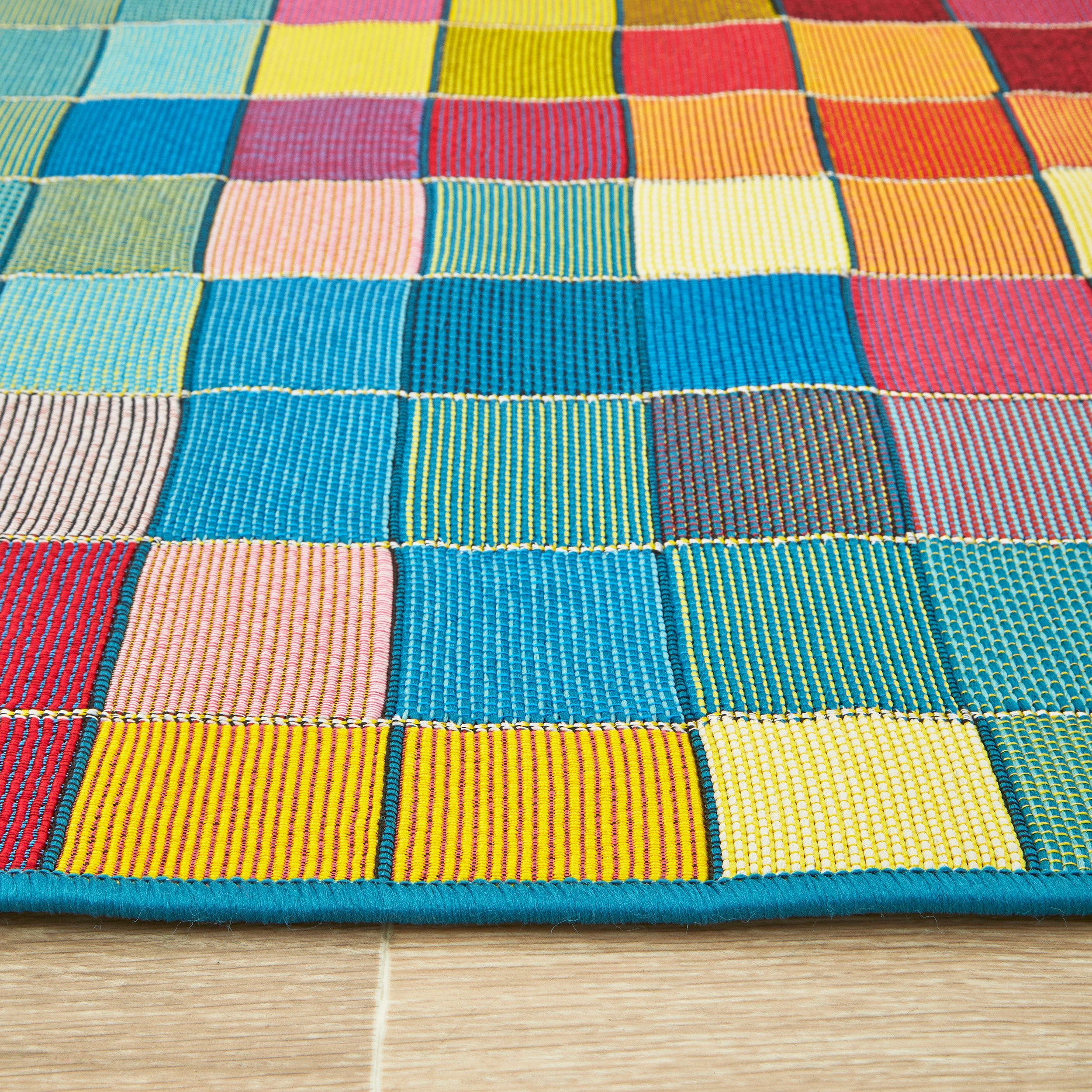 4 Common Ground Rugs Horizon Pixel 230x160cm - Medium Outdoor Rug - Multi, 4 of 7
