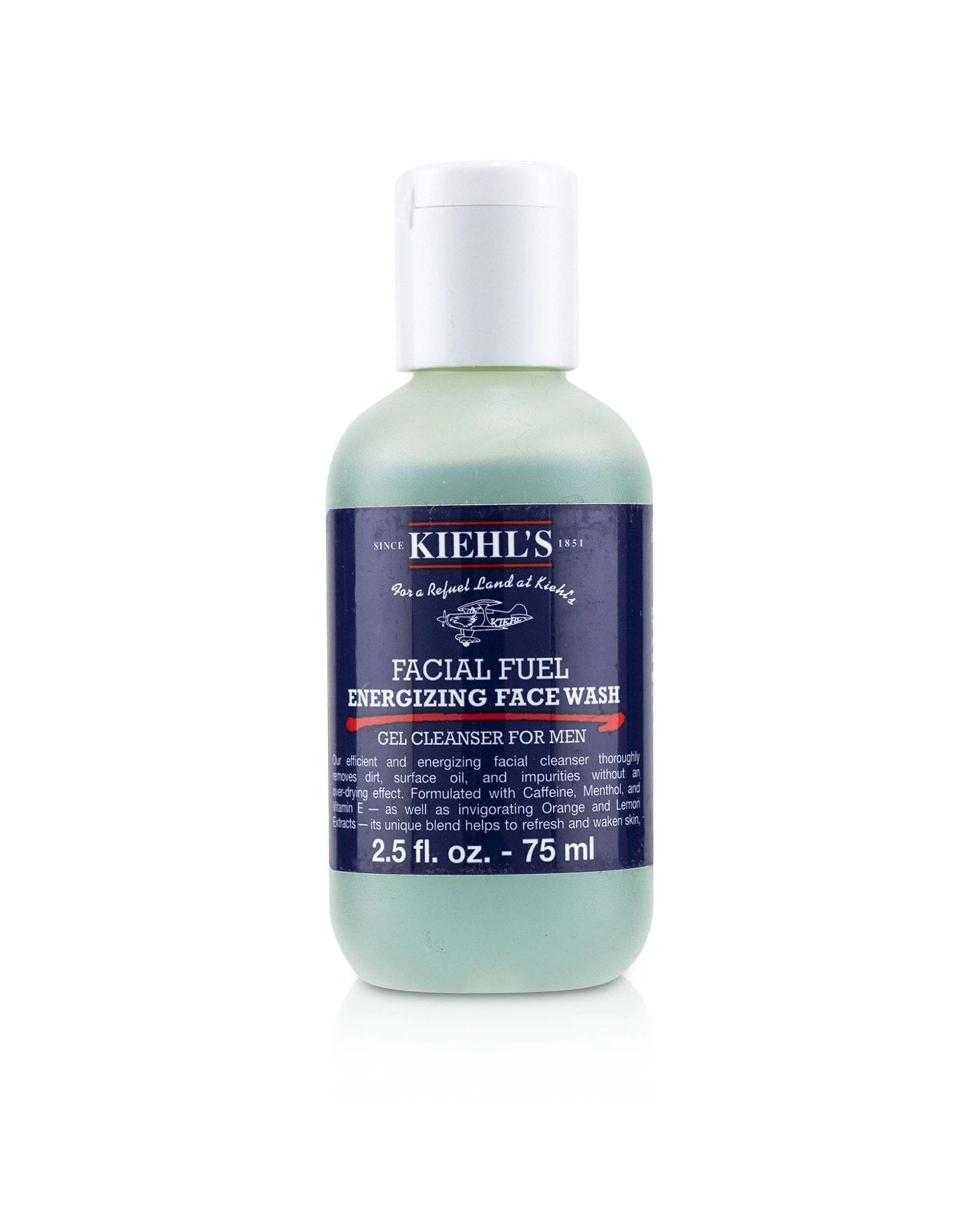 2 Kiehl's Facial Fuel Energizing Face Wash Gel Cleanser  250ml/8.4oz, 2 of 4